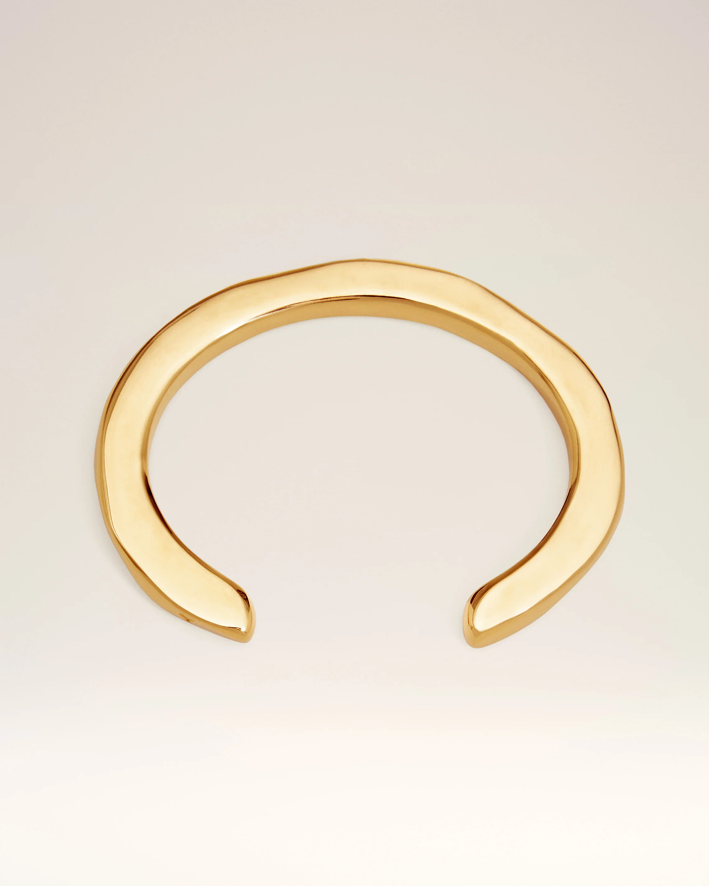 Gold Brass Dune Small Size Cuff