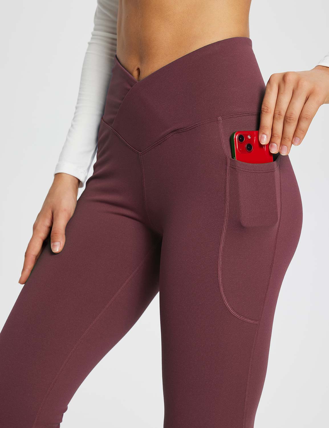 Laureate 32'' Crossover High-Rise Flared Pants