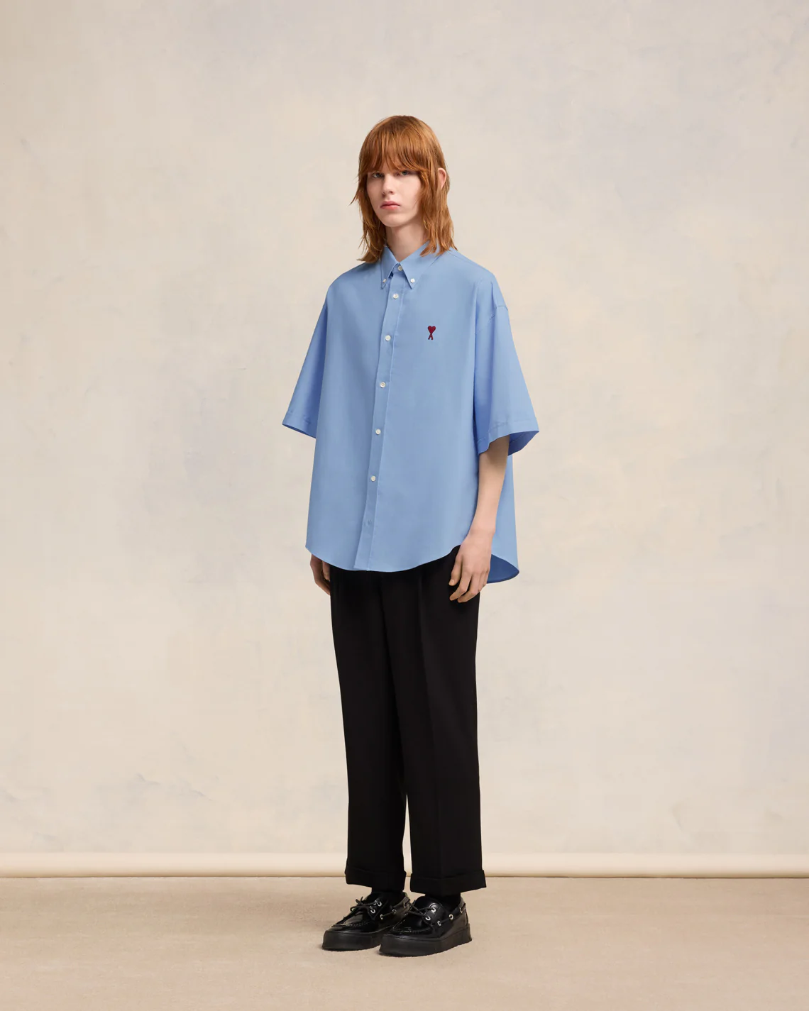 Boxy Fit Short Sleeve Shirt