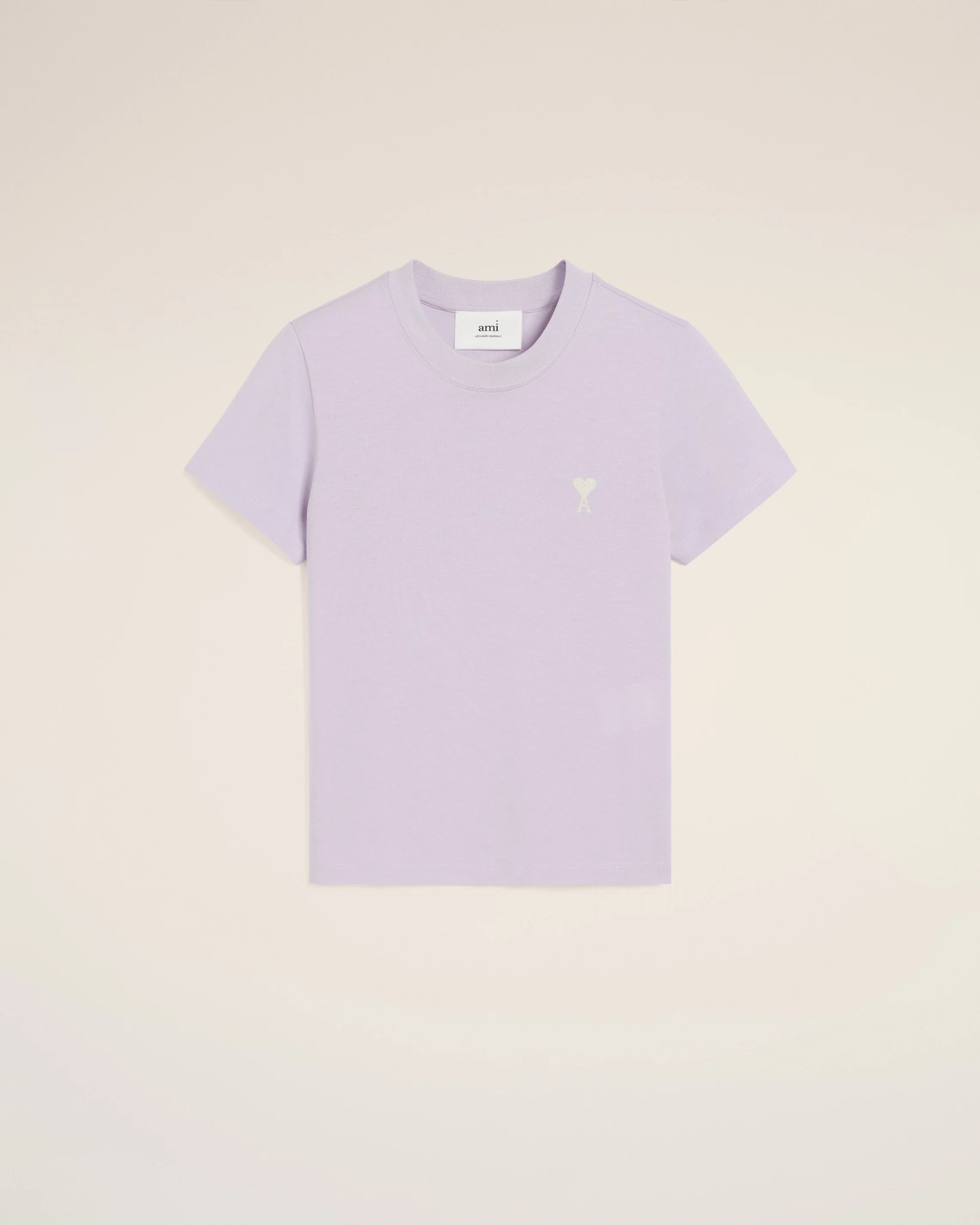 Purple Cotton Cropped T-Shirt