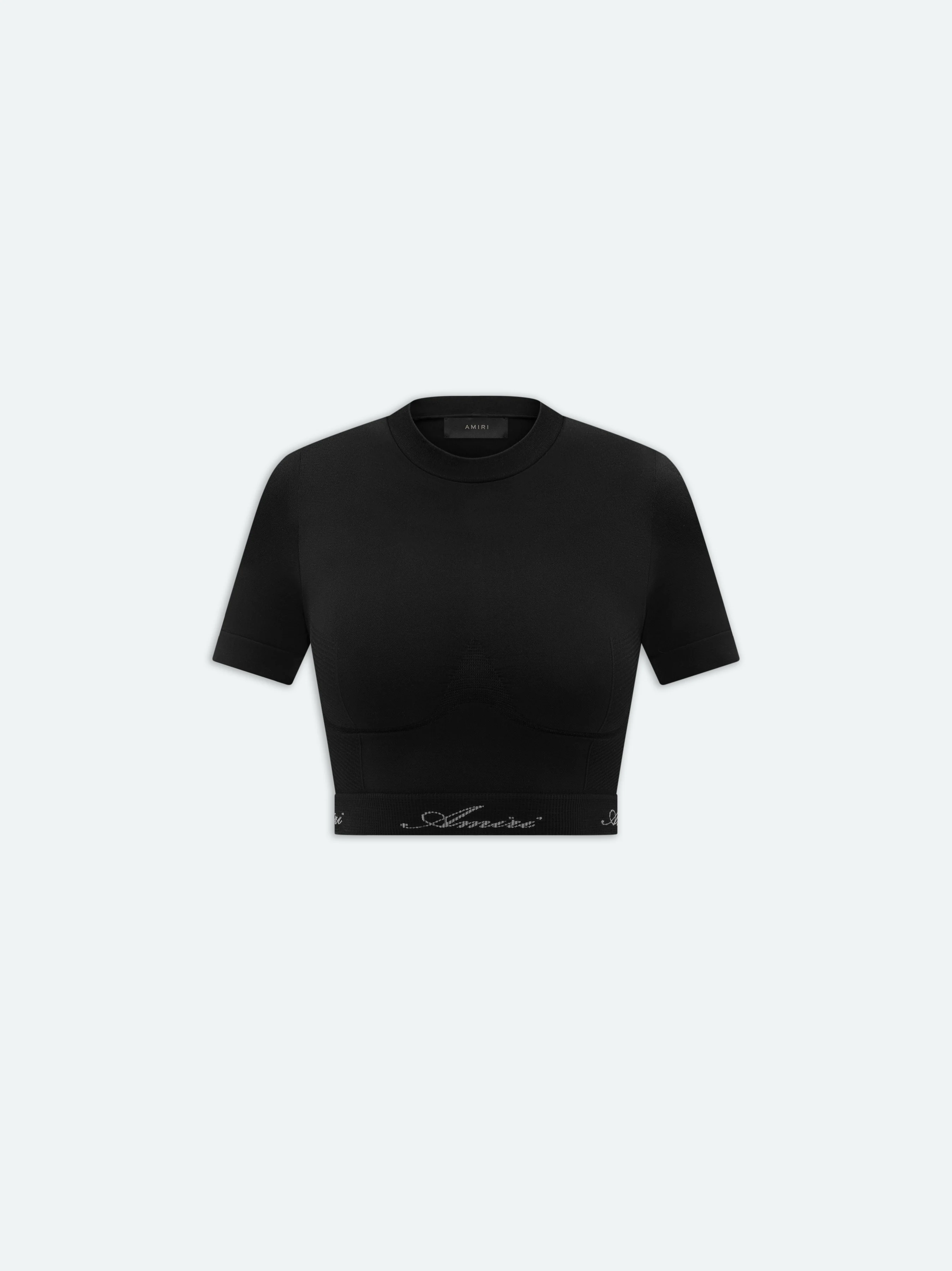 WOMEN - WOMEN'S SEAMLESS S/S TOP - Black