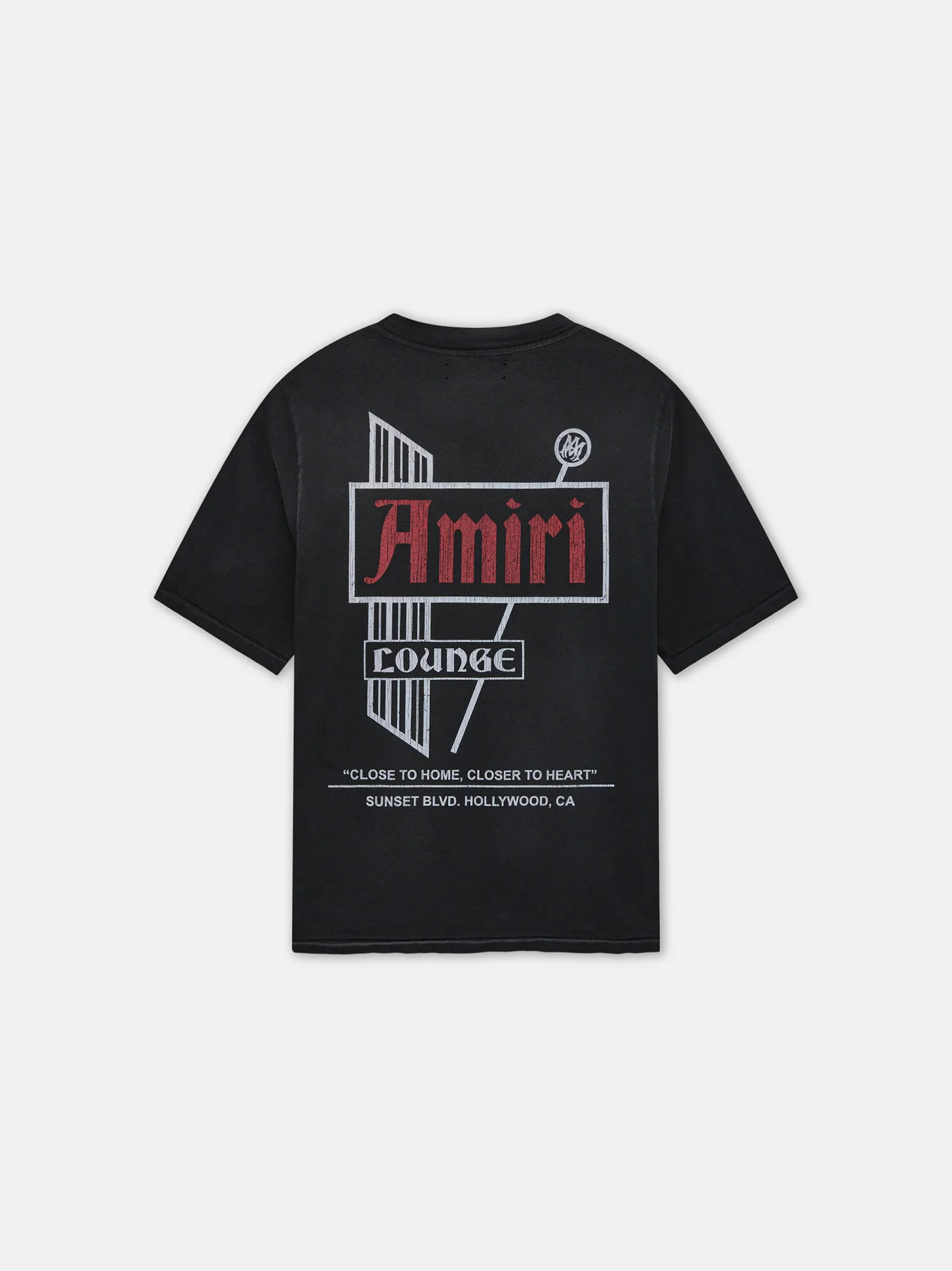 VINTAGE AMIRI LOUNGE TEE - Black