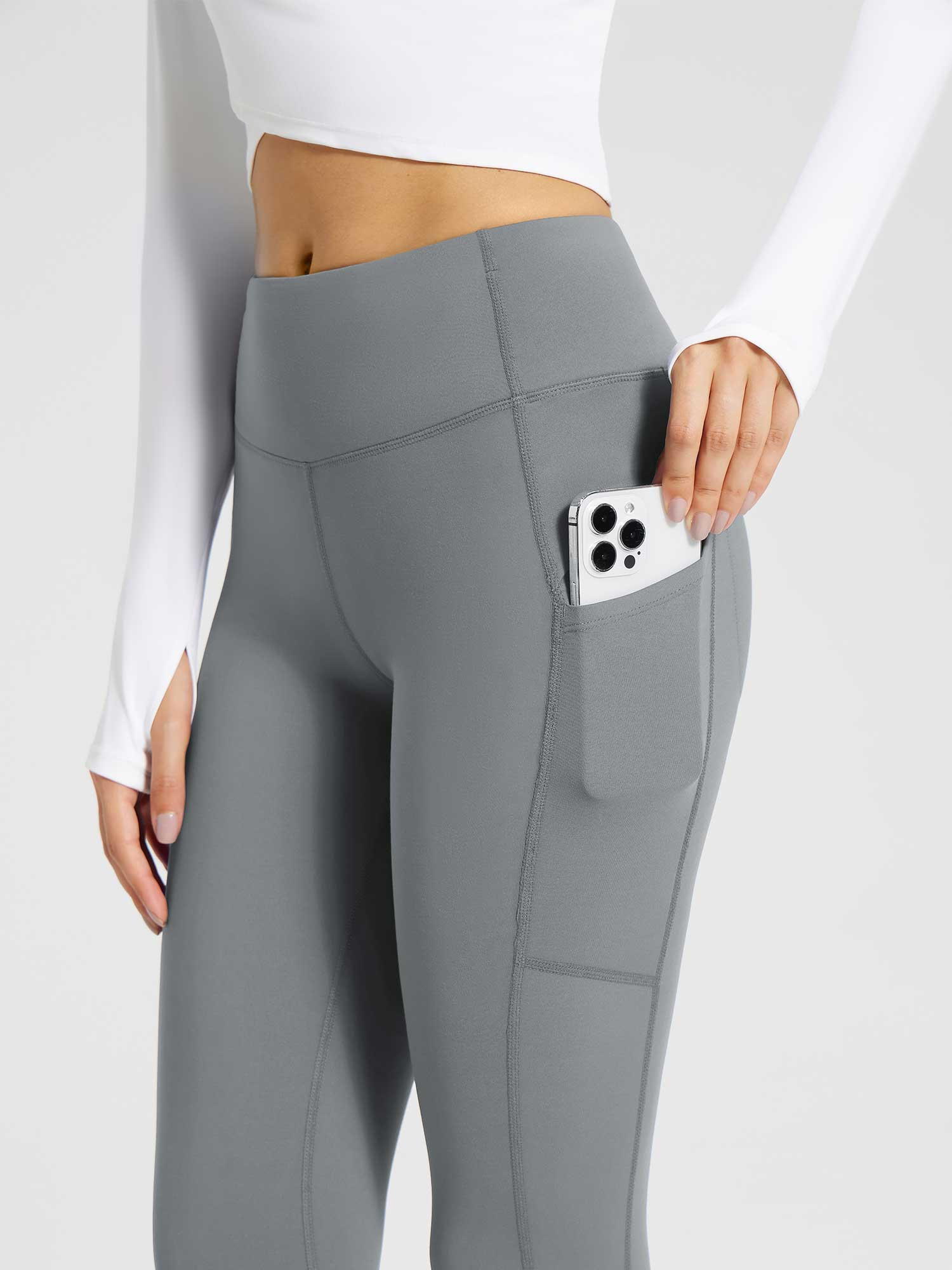 Laureate Fleece-Lined High Rise Pocket Leggings