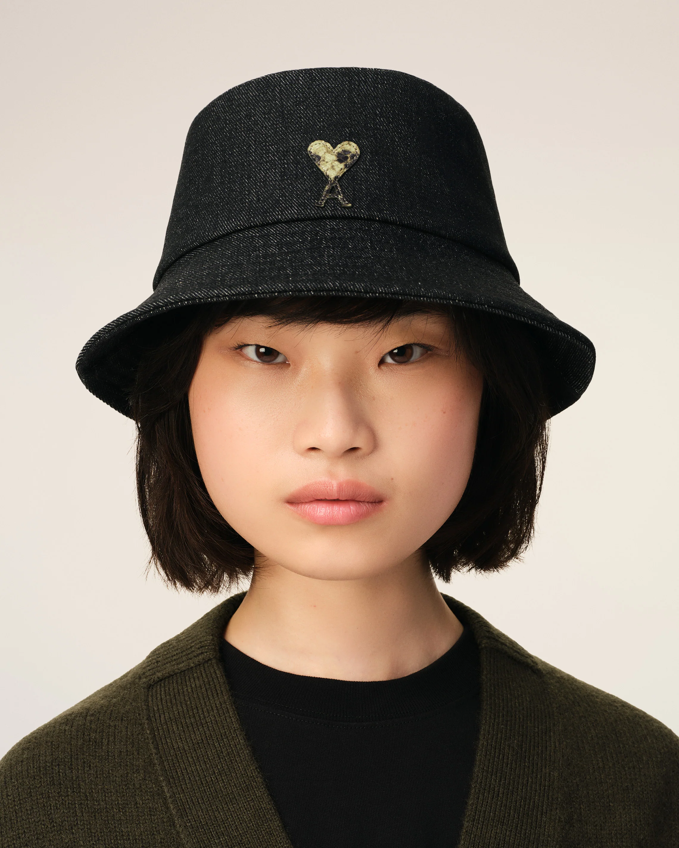 Bob Rivet Ami De Coeur Noir En Coton