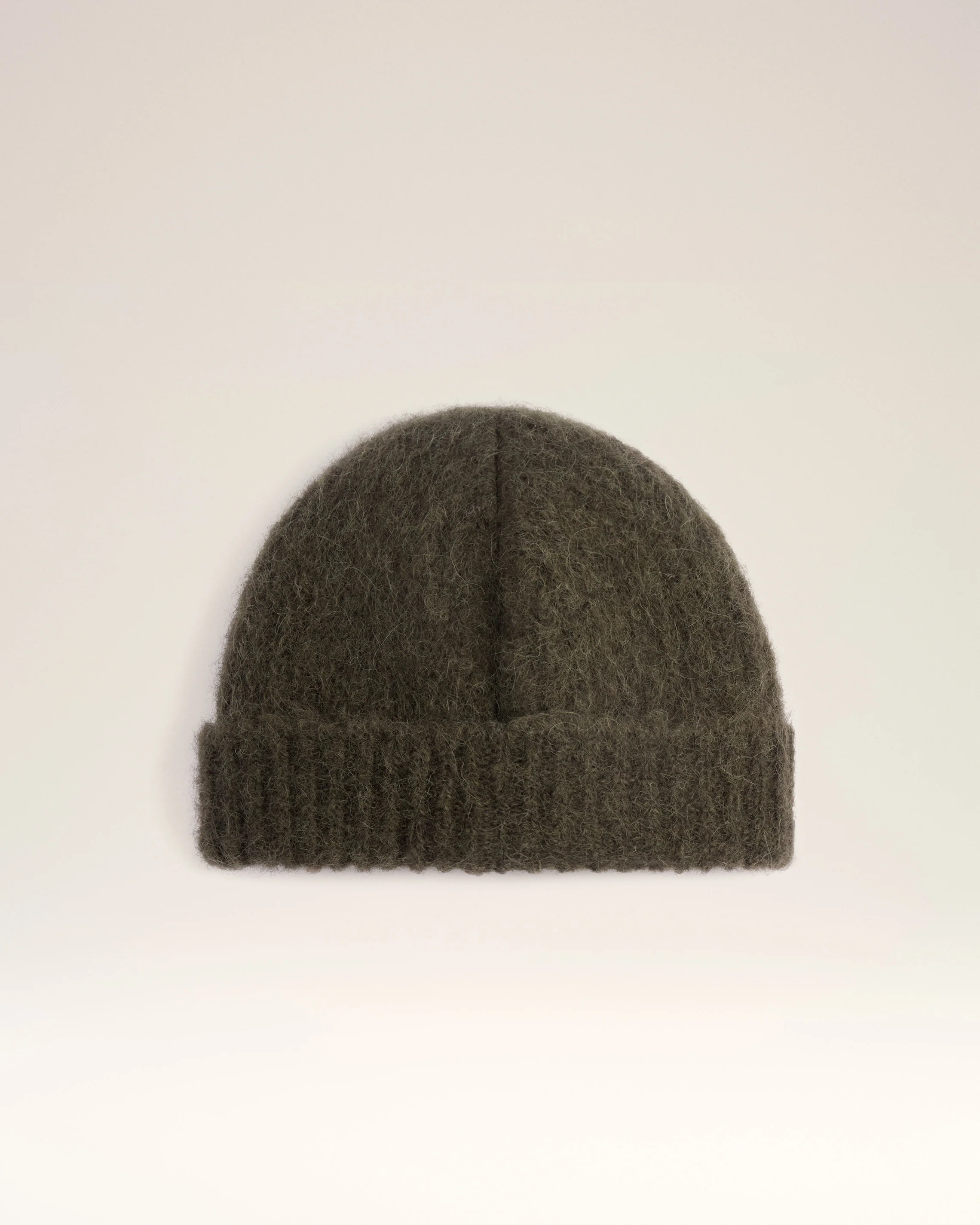 Bonnet Ami De Coeur Kaki En Alpaga