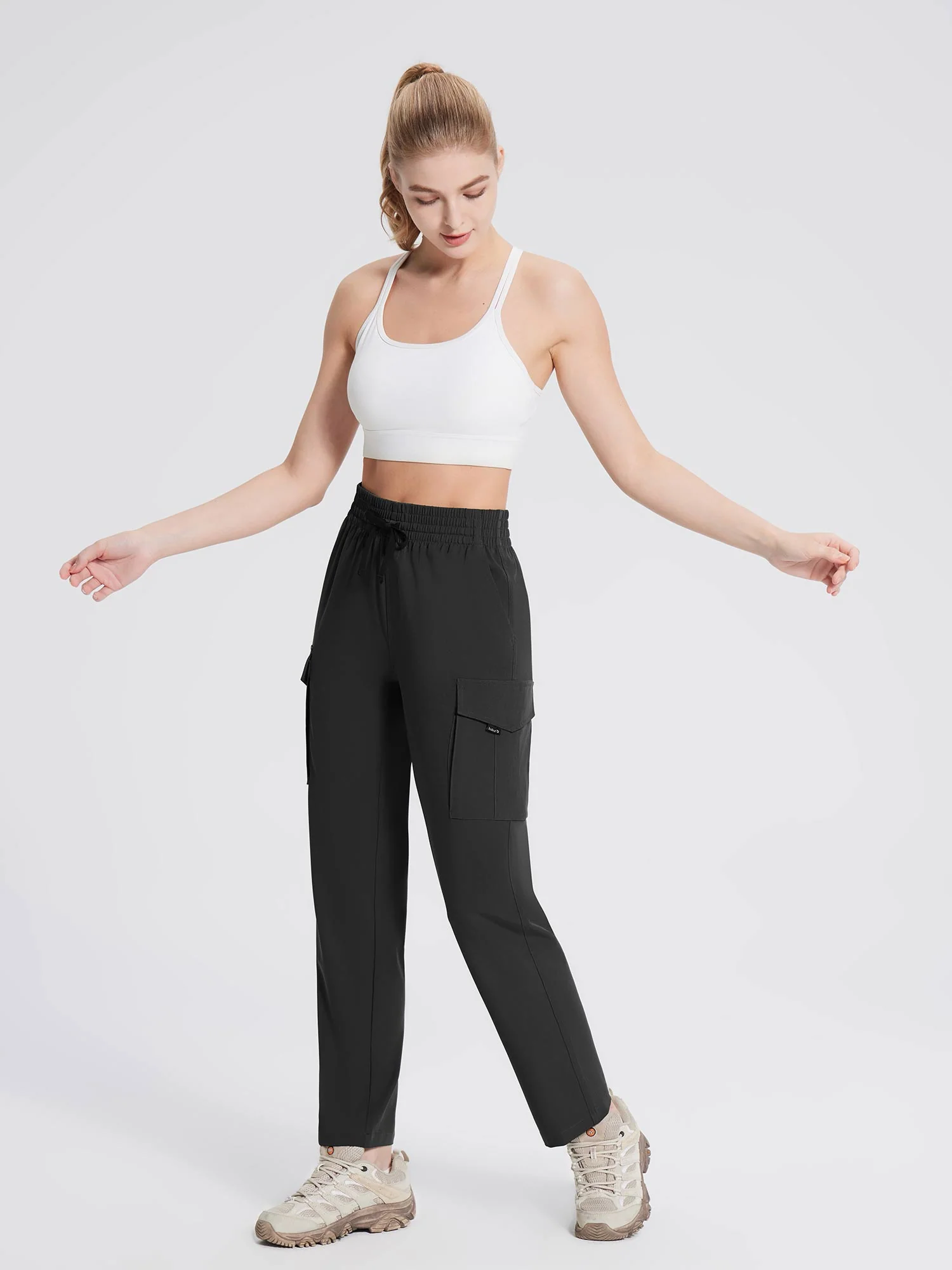 Laureate Utility Big Pocket Straight-Leg Pants