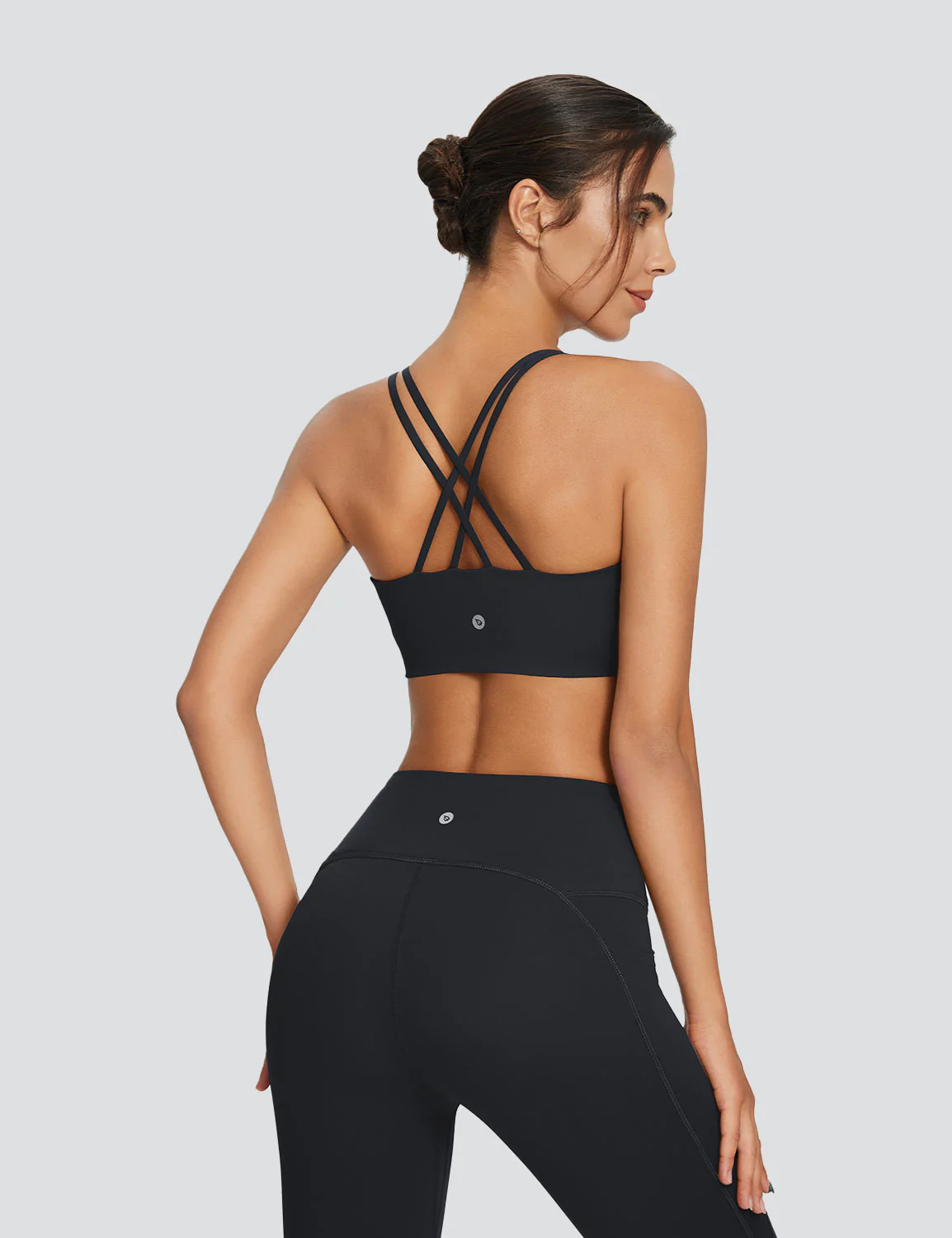 Nuleaf Spaghetti Strap Low Impact Bra