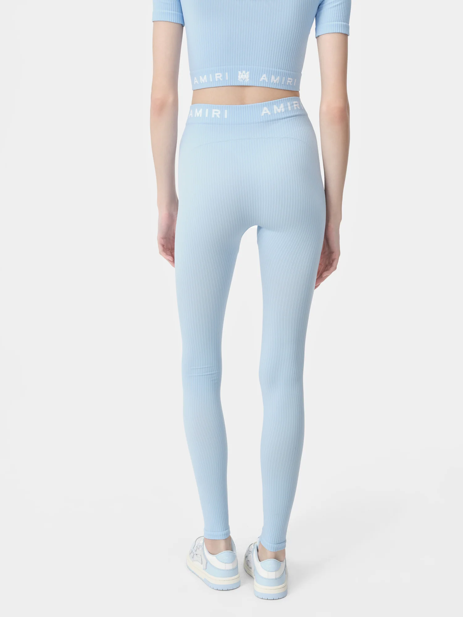 WOMEN - WOMEN'S MA RIBBED SEAMLESS LEGGING - Cerulean