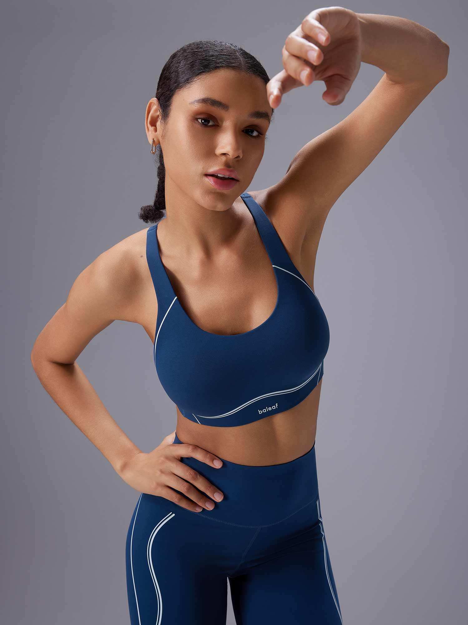 Freeleaf Printed Spaghetti Strap Sports Bra