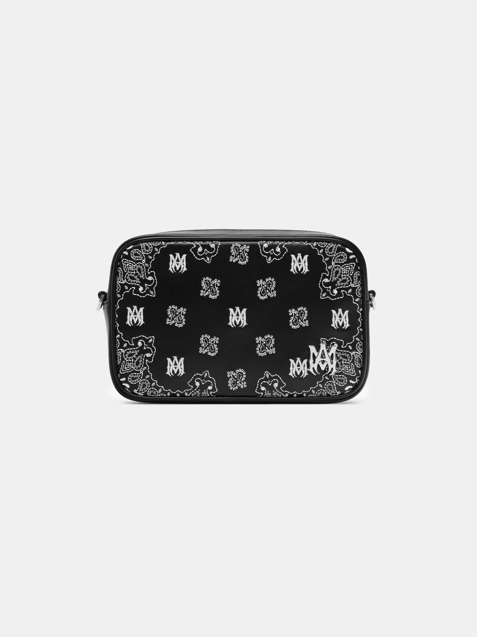BANDANA EMBROIDERED CAMERA CASE - Black