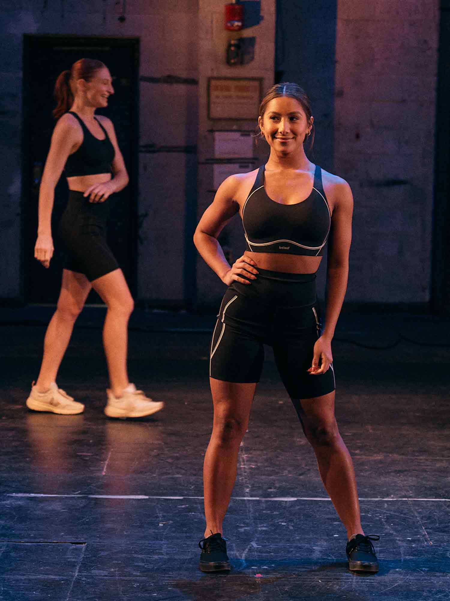 Freeleaf 8 High Rise Stripe Print Shorts