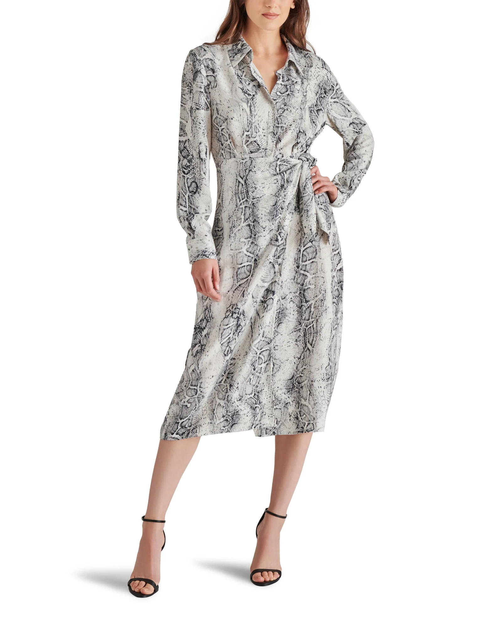 DANIELLA DRESS BLACK/WHITE