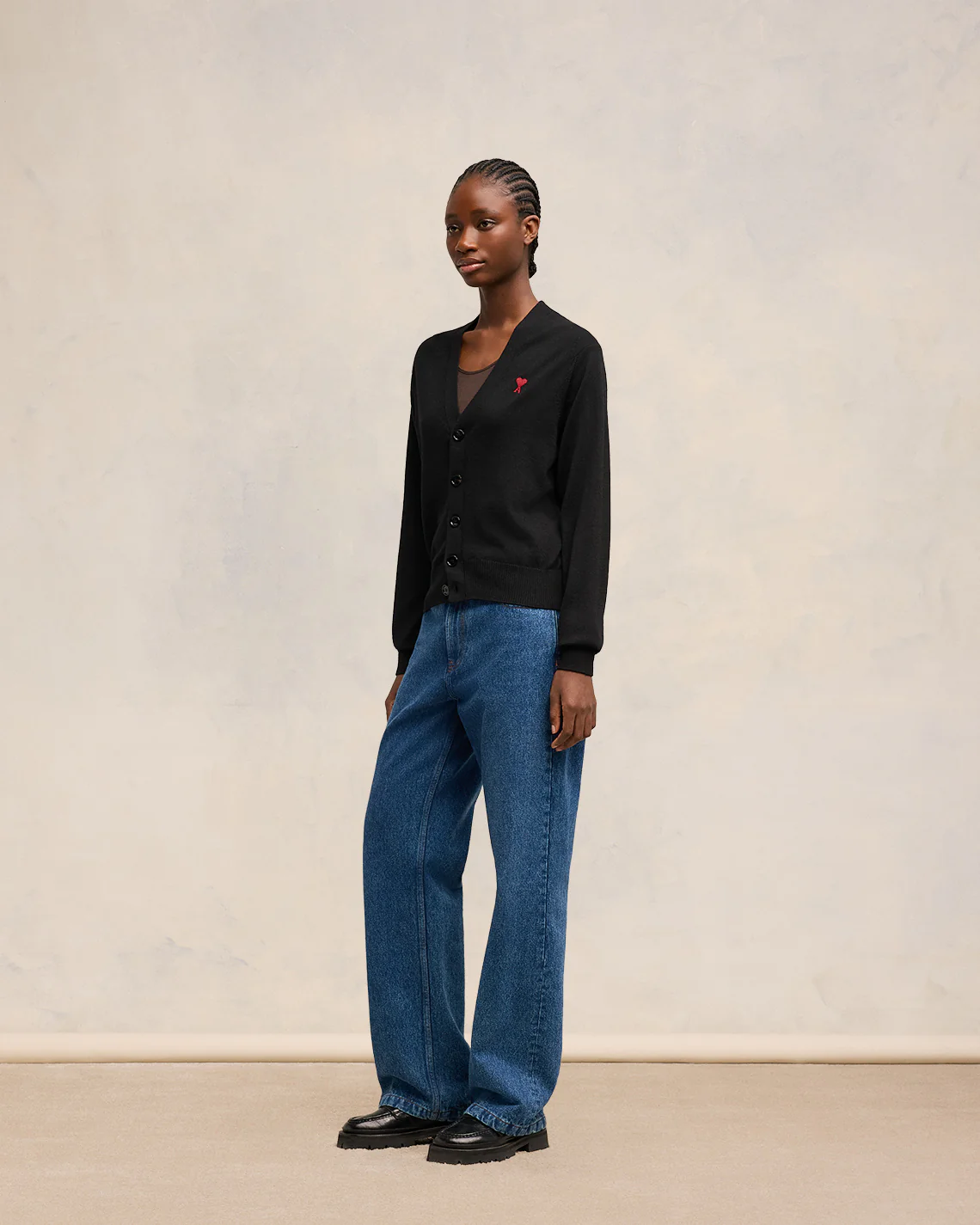 Red Ami de Coeur Cardigan