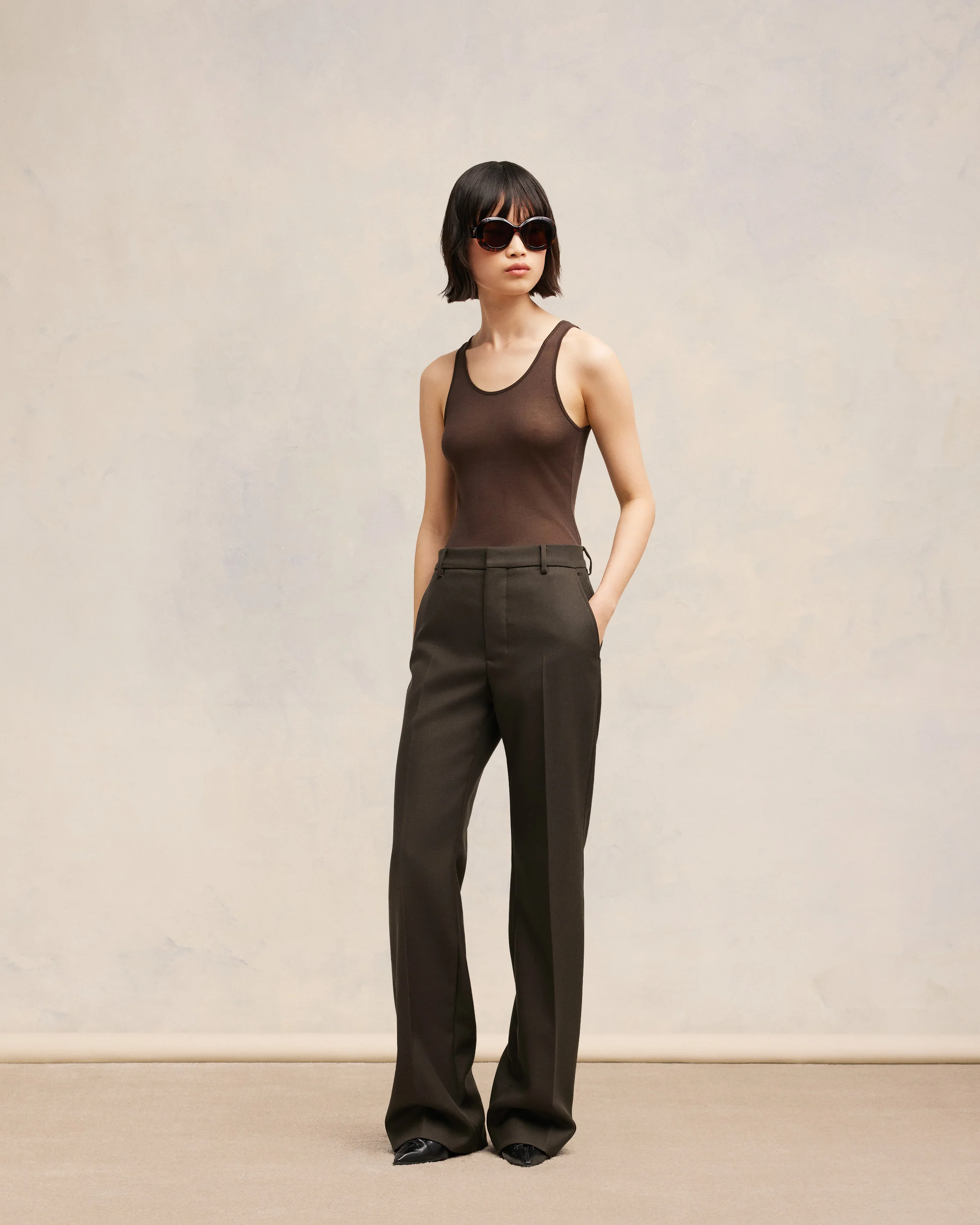 Flare Fit Trousers