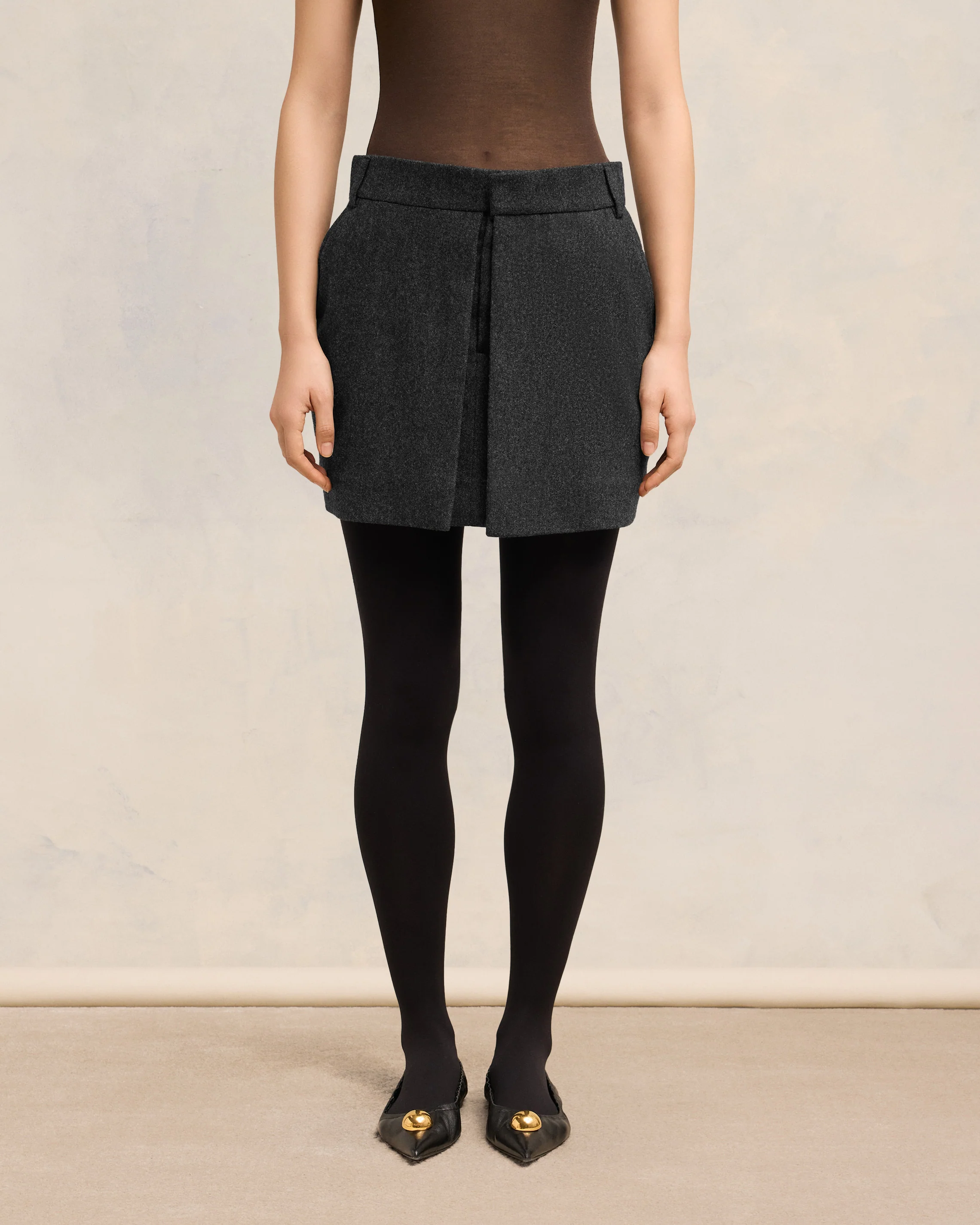 Mini Skirt With Panels