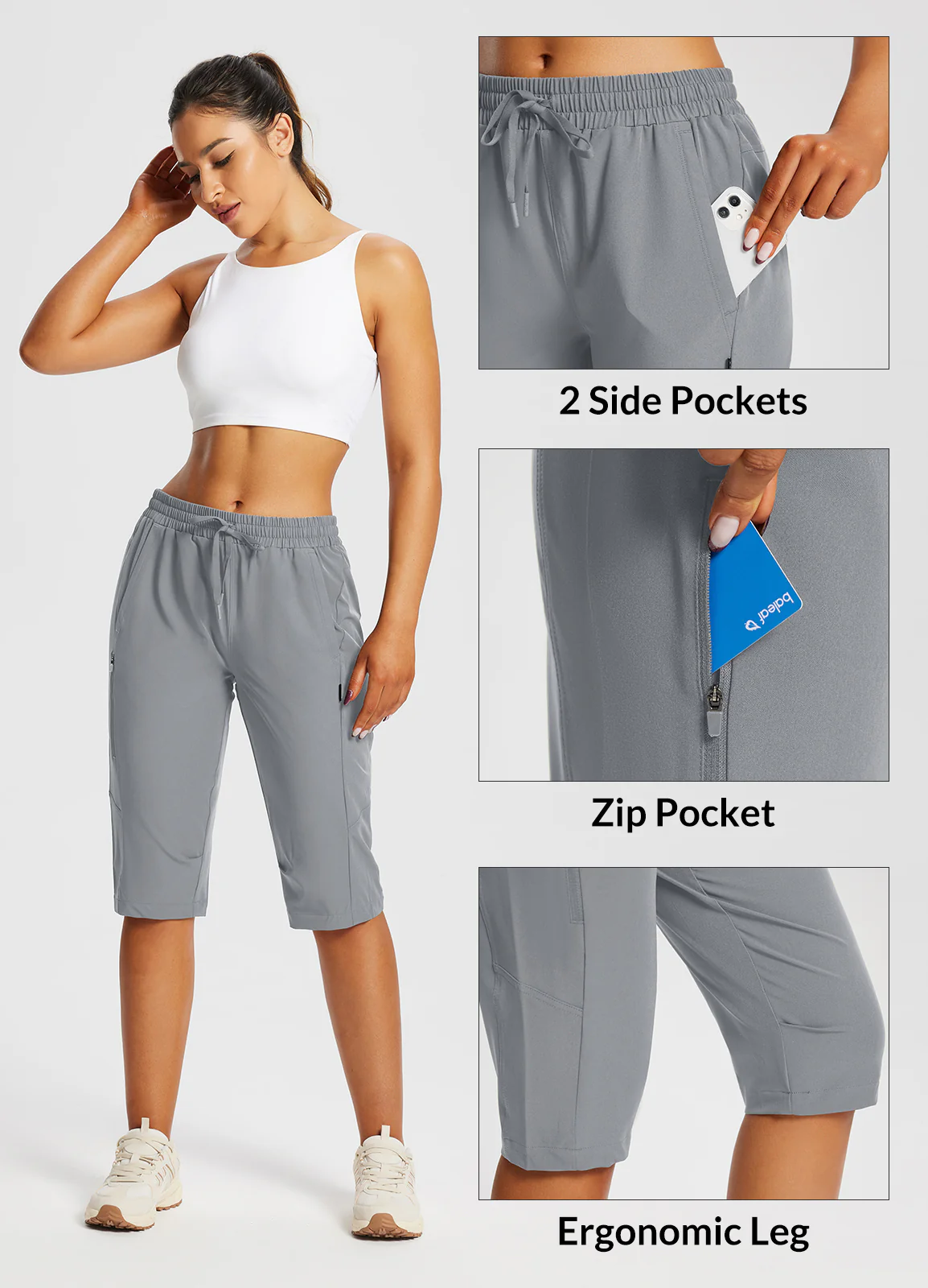 Laureate UPF50+ DWR Pocketed Capris