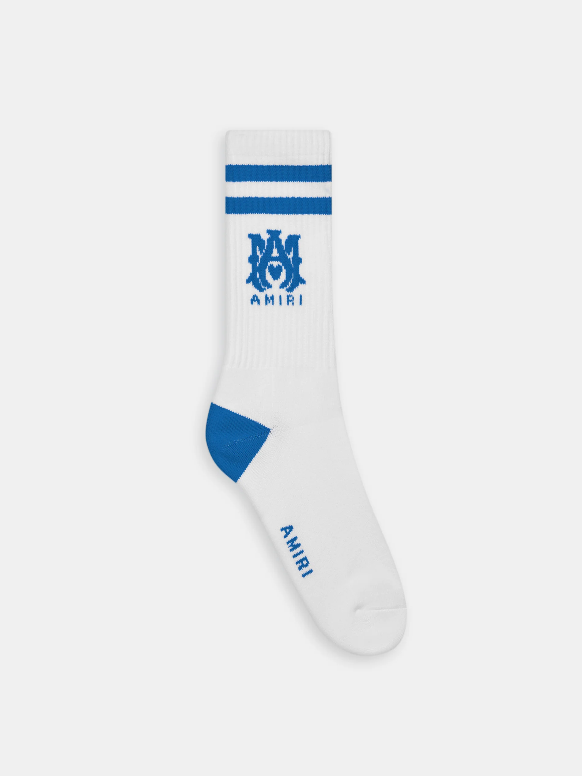 MA STRIPE SOCKS - White Blue