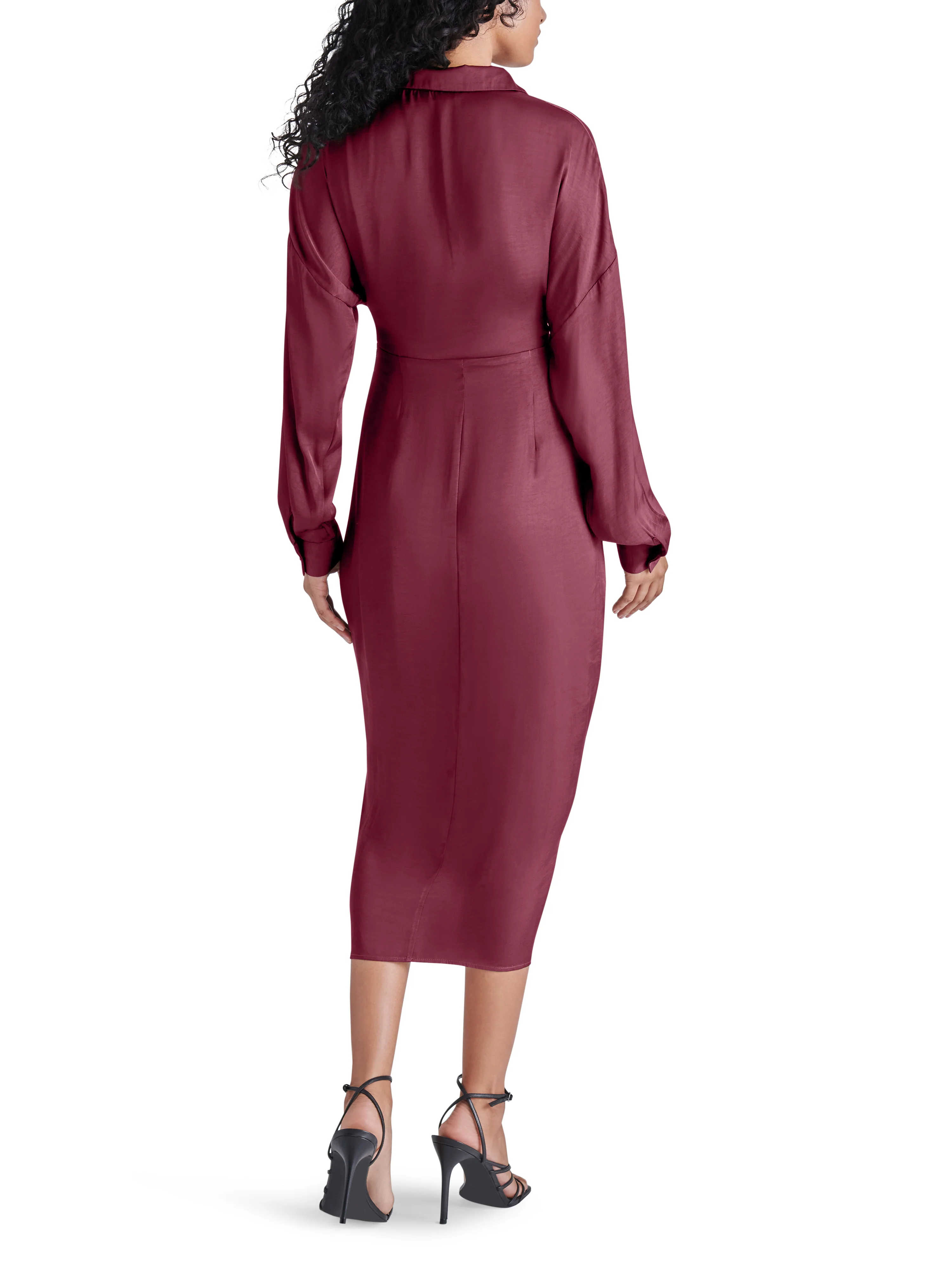 SULA DRESS BURGUNDY