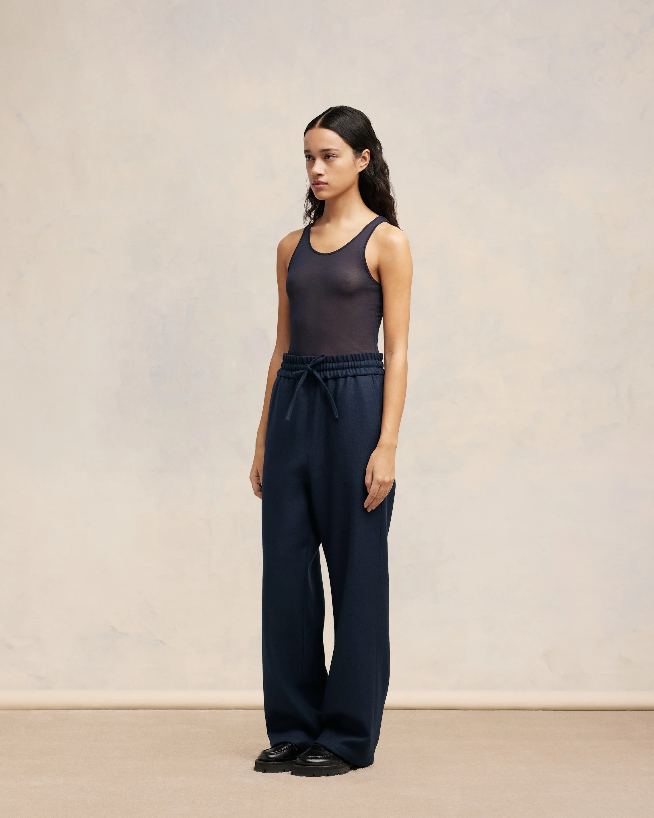 Wide Elasticated Waist Trousers
