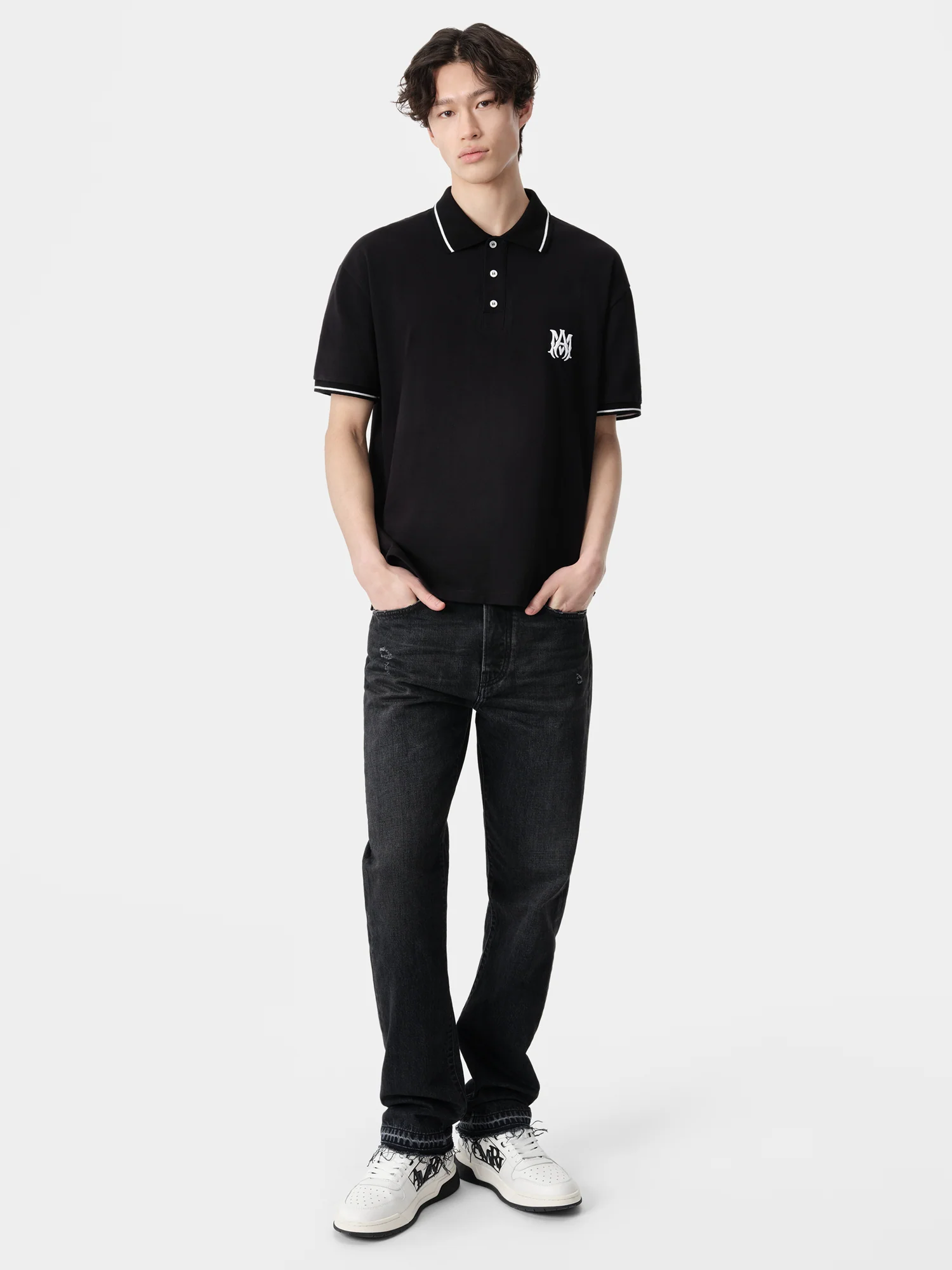 MA CORE LOGO POLO - Black
