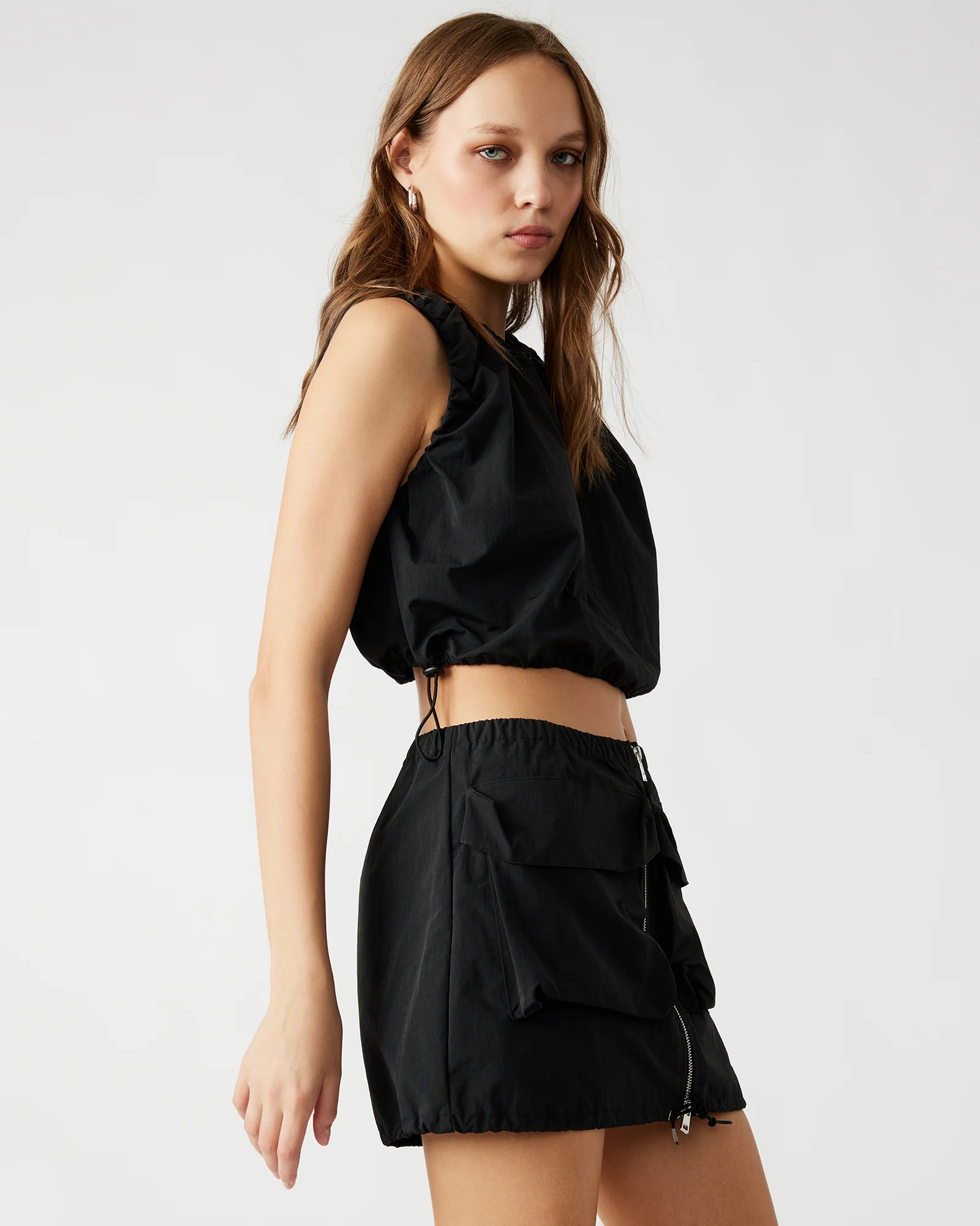VESPER MINI SKIRT BLACK