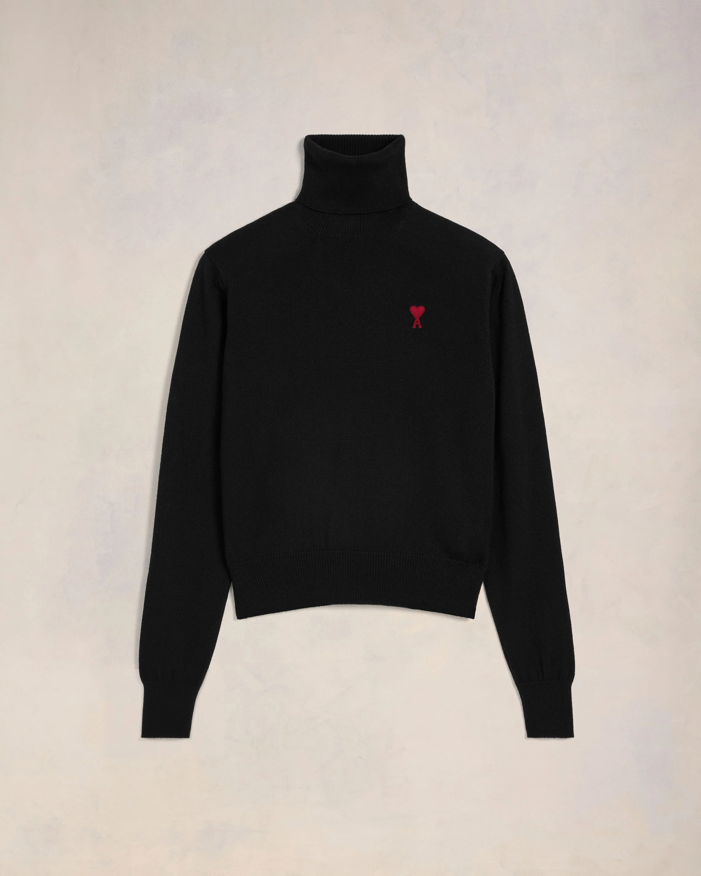 Red Ami de Coeur Turtle Neck Sweater