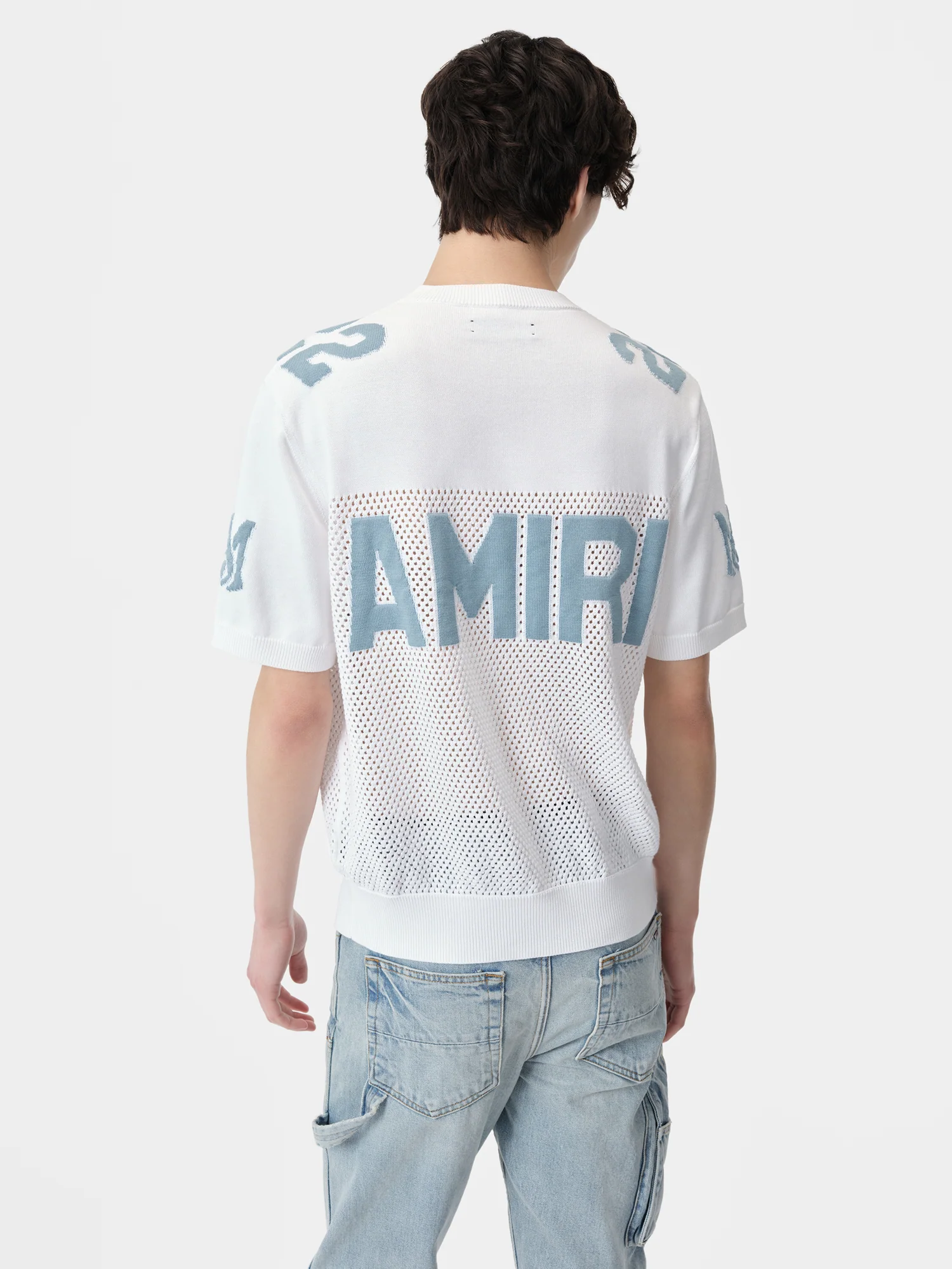 22 TEE - White Cerulean