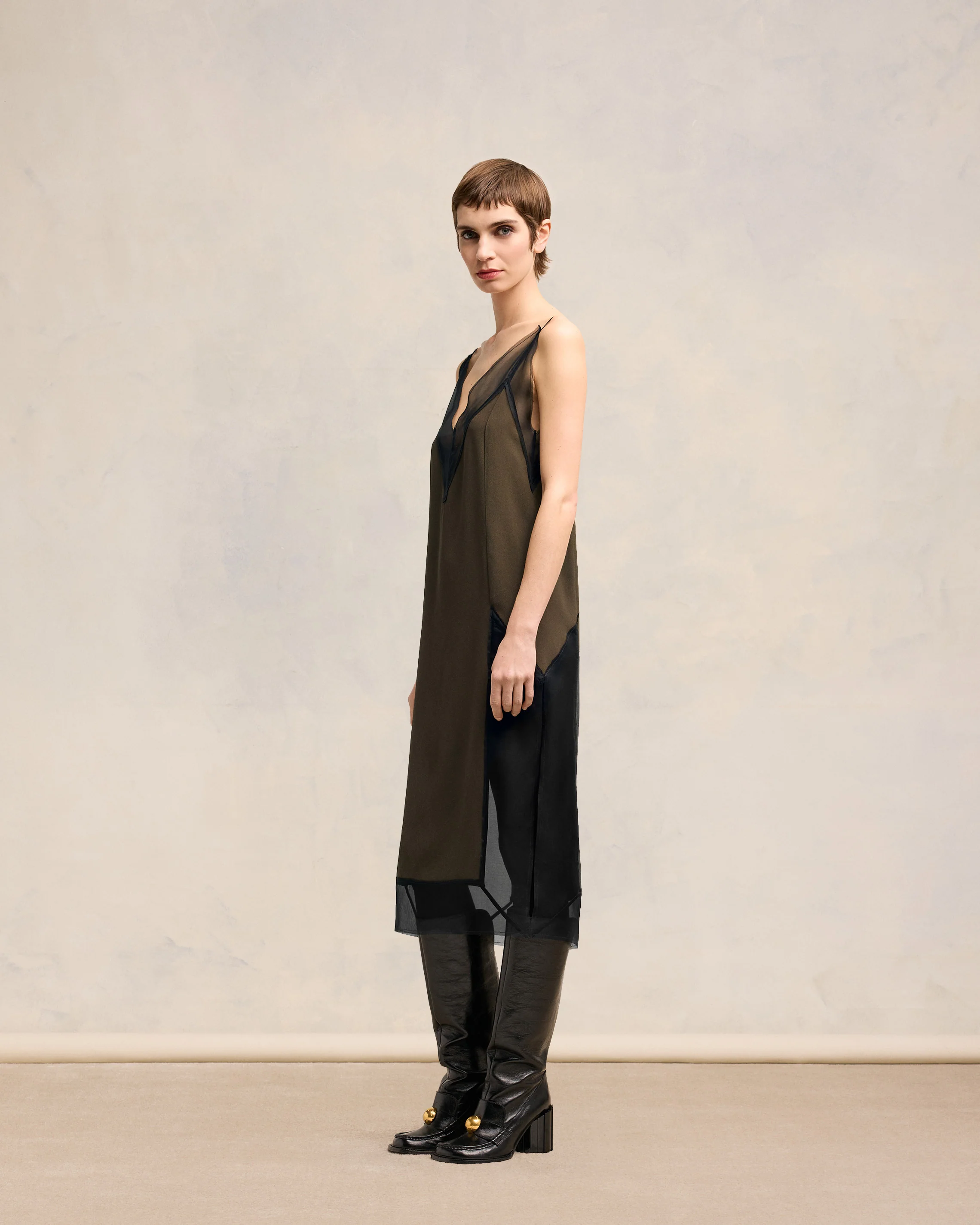 Midi Dress With Thin Straps