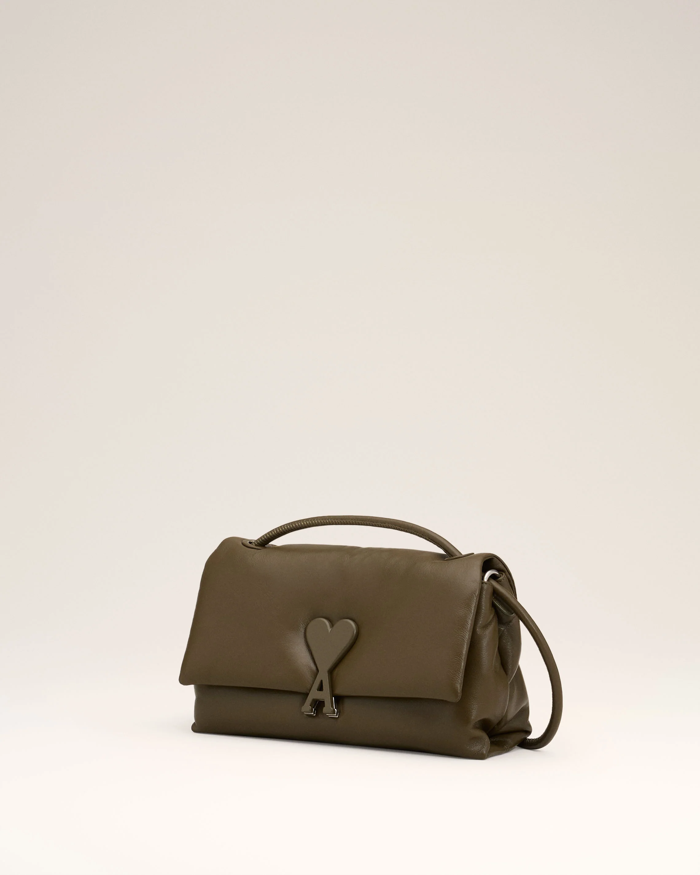 Khaki Leather Voulez-Vous Bag