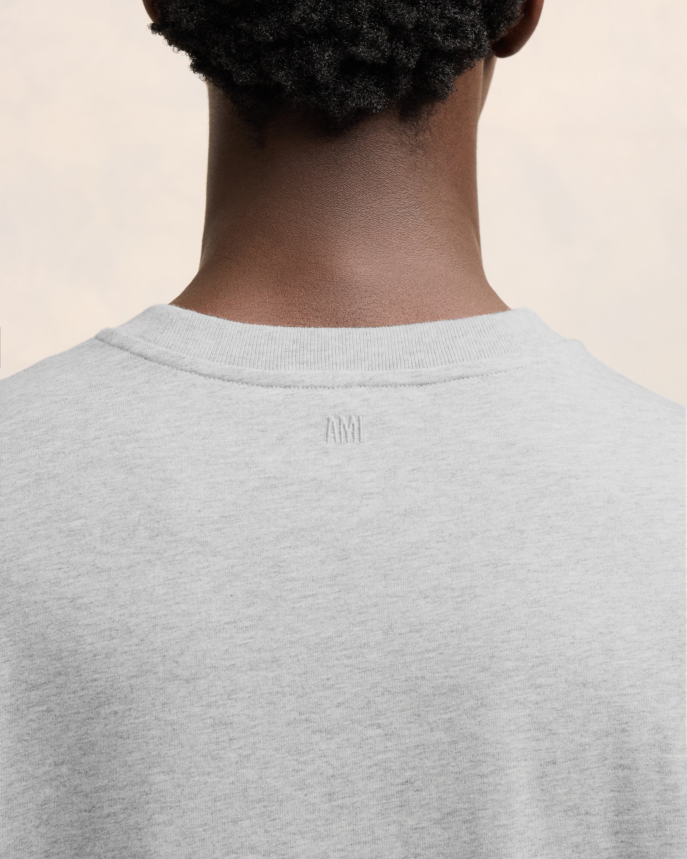 Grey Cotton Ami de Coeur Long Sleeves T-Shirt