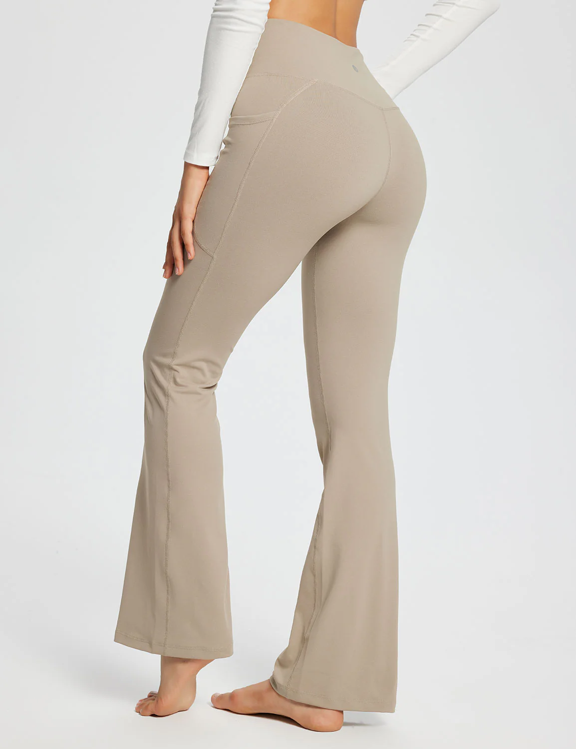 Laureate 29 Crossover High-Rise Flared Pants