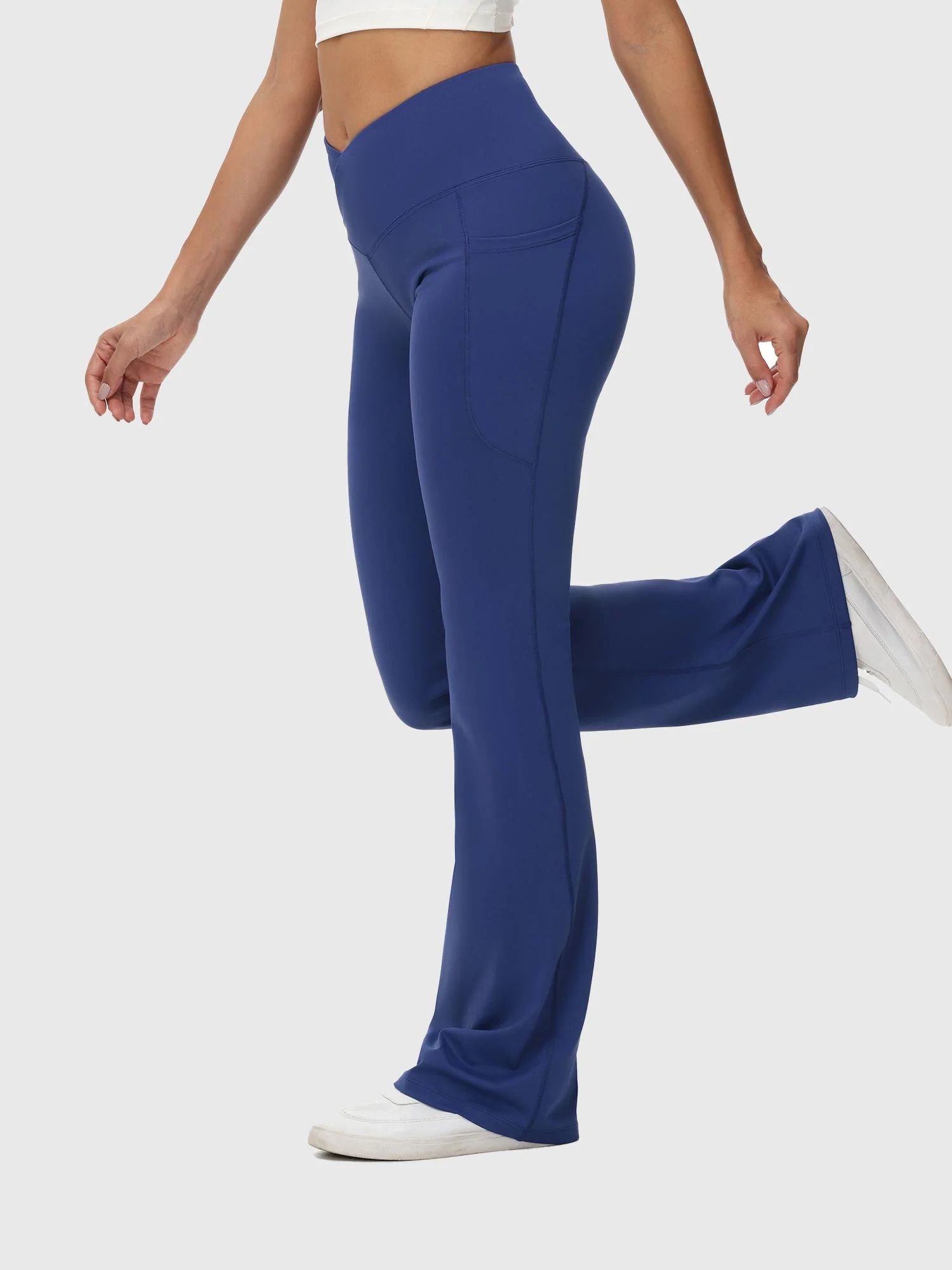 Laureate 34 Crossover High Rise Flared Pants