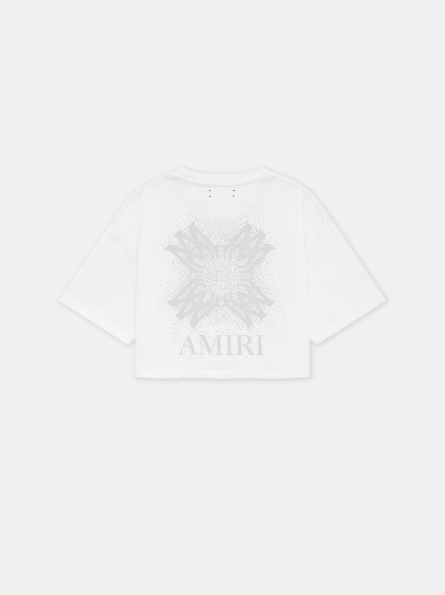 WOMEN - WOMEN'S MA QUAD CRYSTAL CROPPED TEE - White