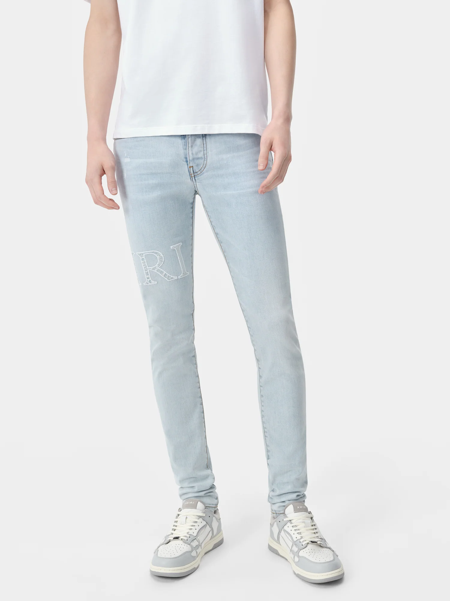 BANDANA JACQUARD LOGO JEAN - Sky Indigo