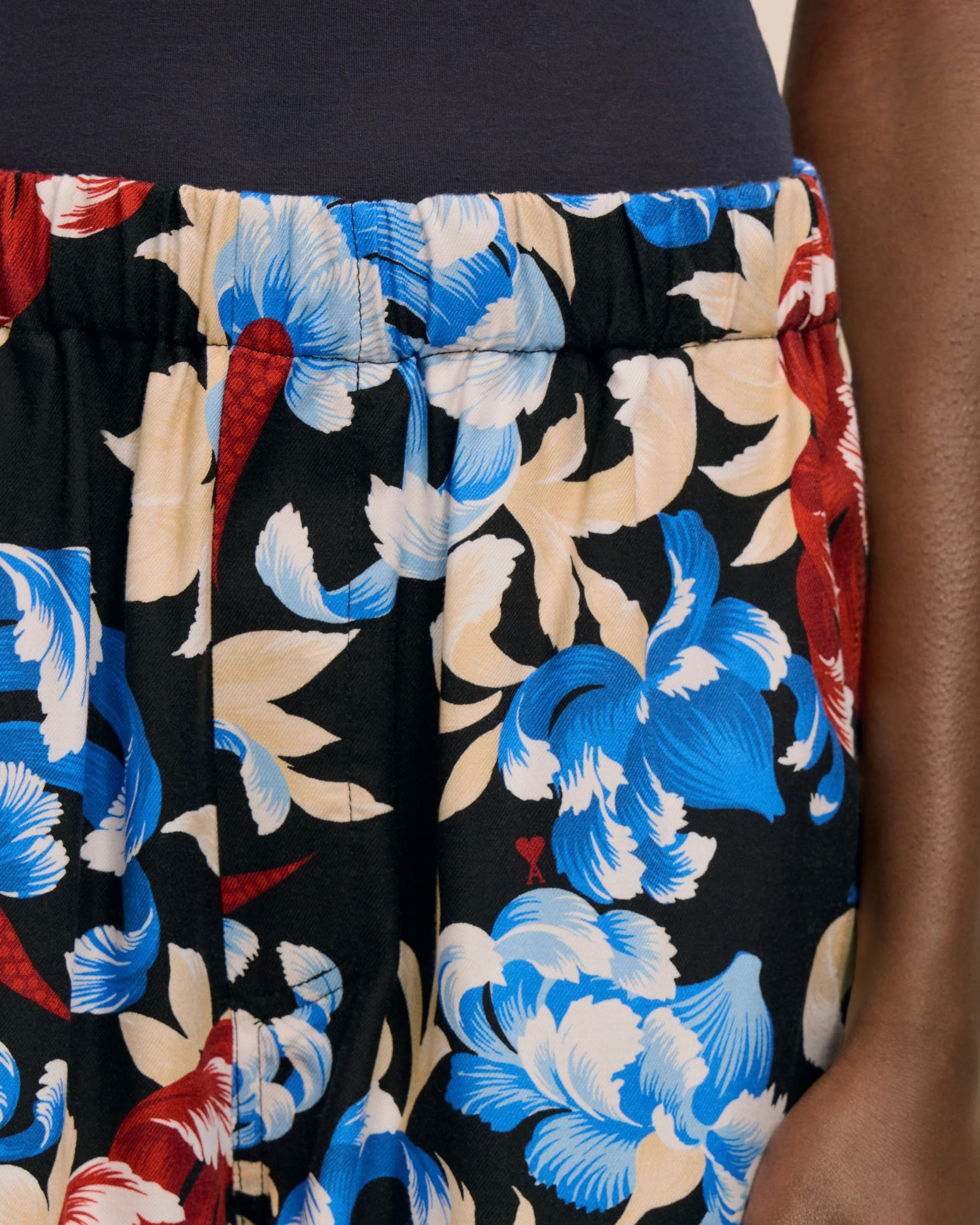 Printed Mini Short With Elastiqued Waistband