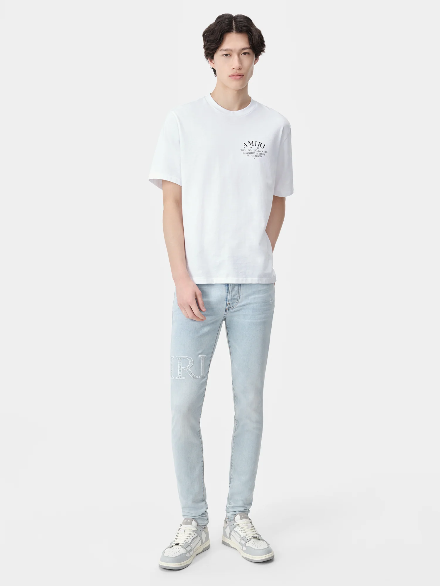 BANDANA JACQUARD LOGO JEAN - Sky Indigo