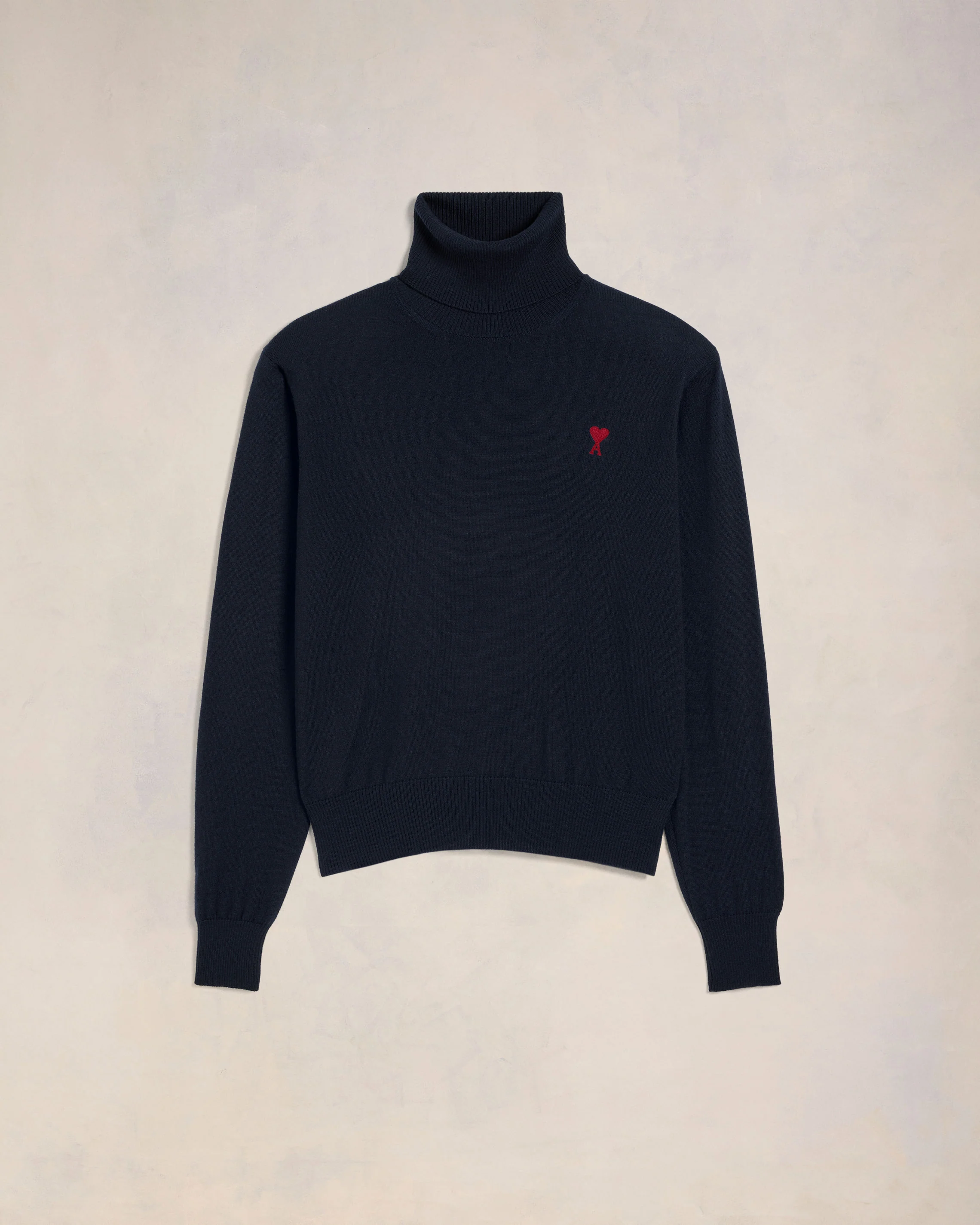 Red Ami de Coeur Turtle Neck Sweater