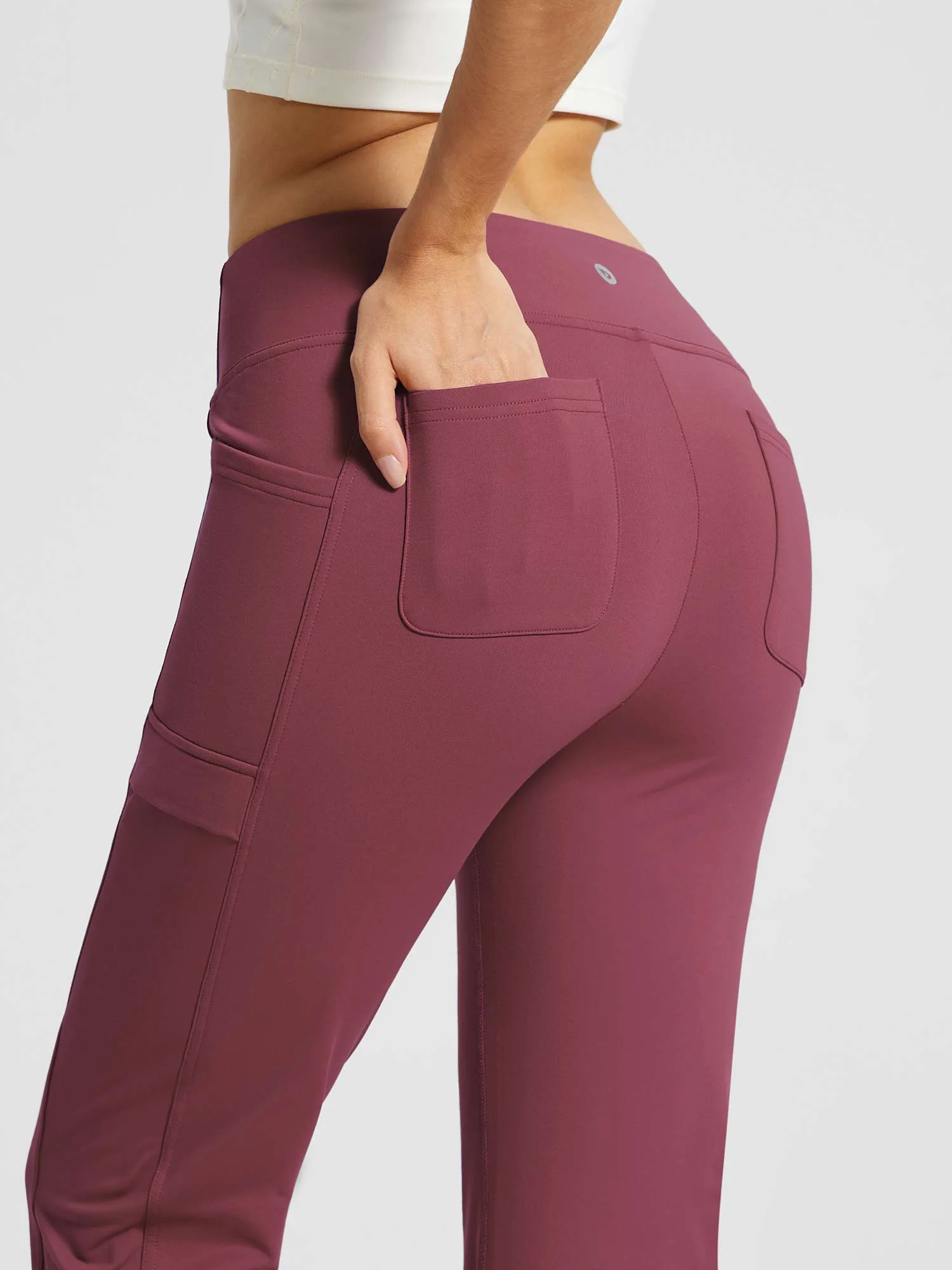 Evergreen Fleece Straight-Leg Trousers