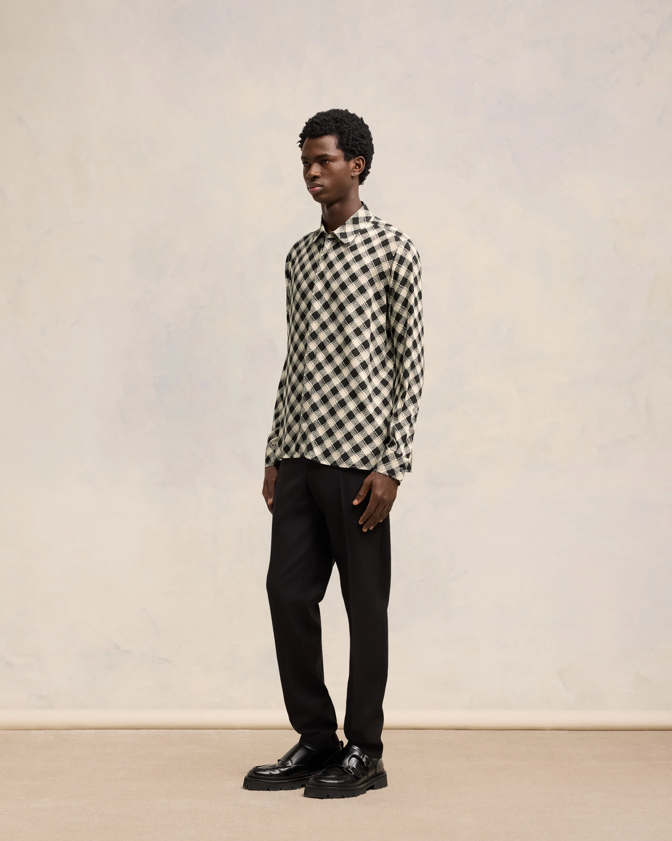 Double Topstitching Classic Shirt