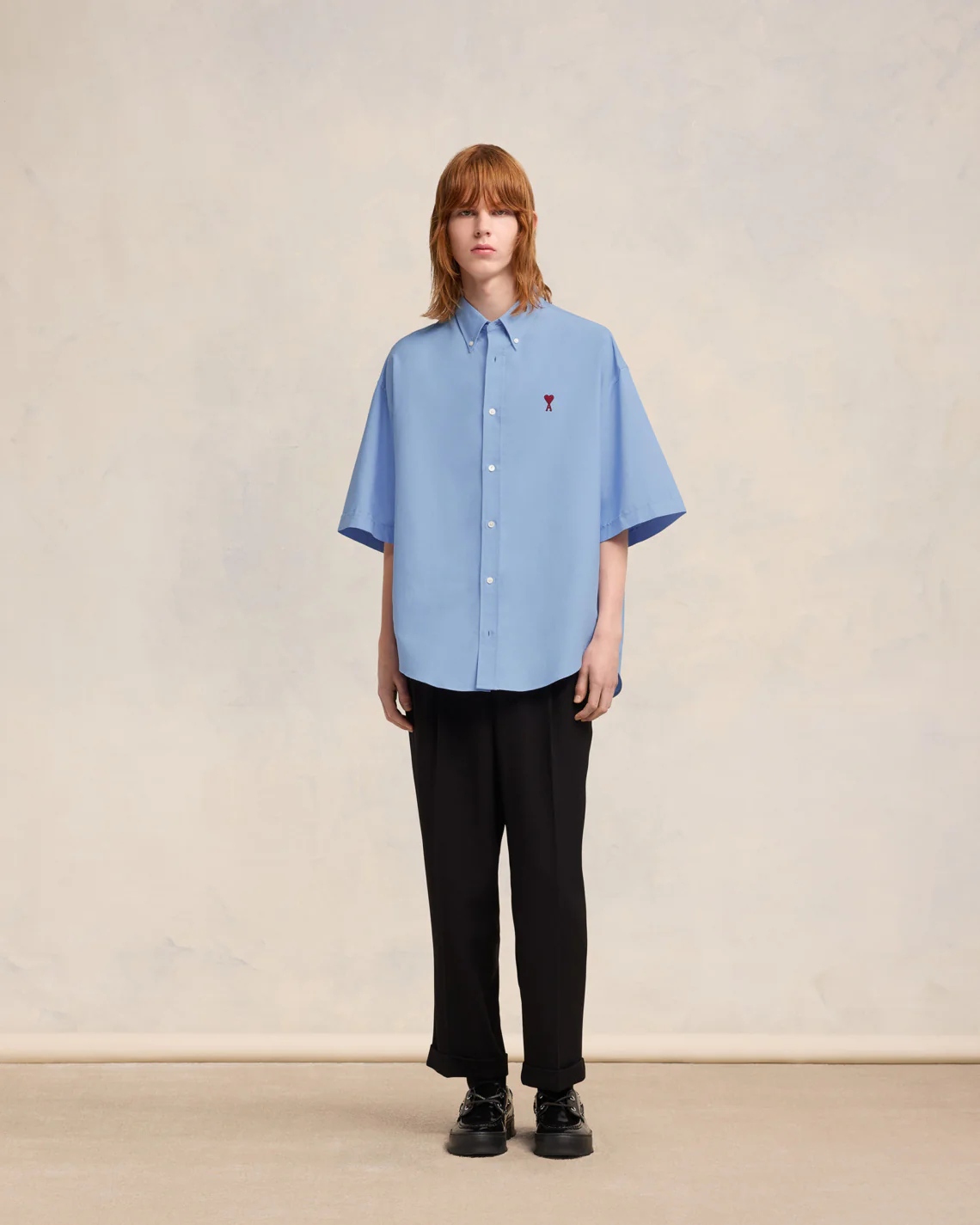 Boxy Fit Short Sleeve Shirt