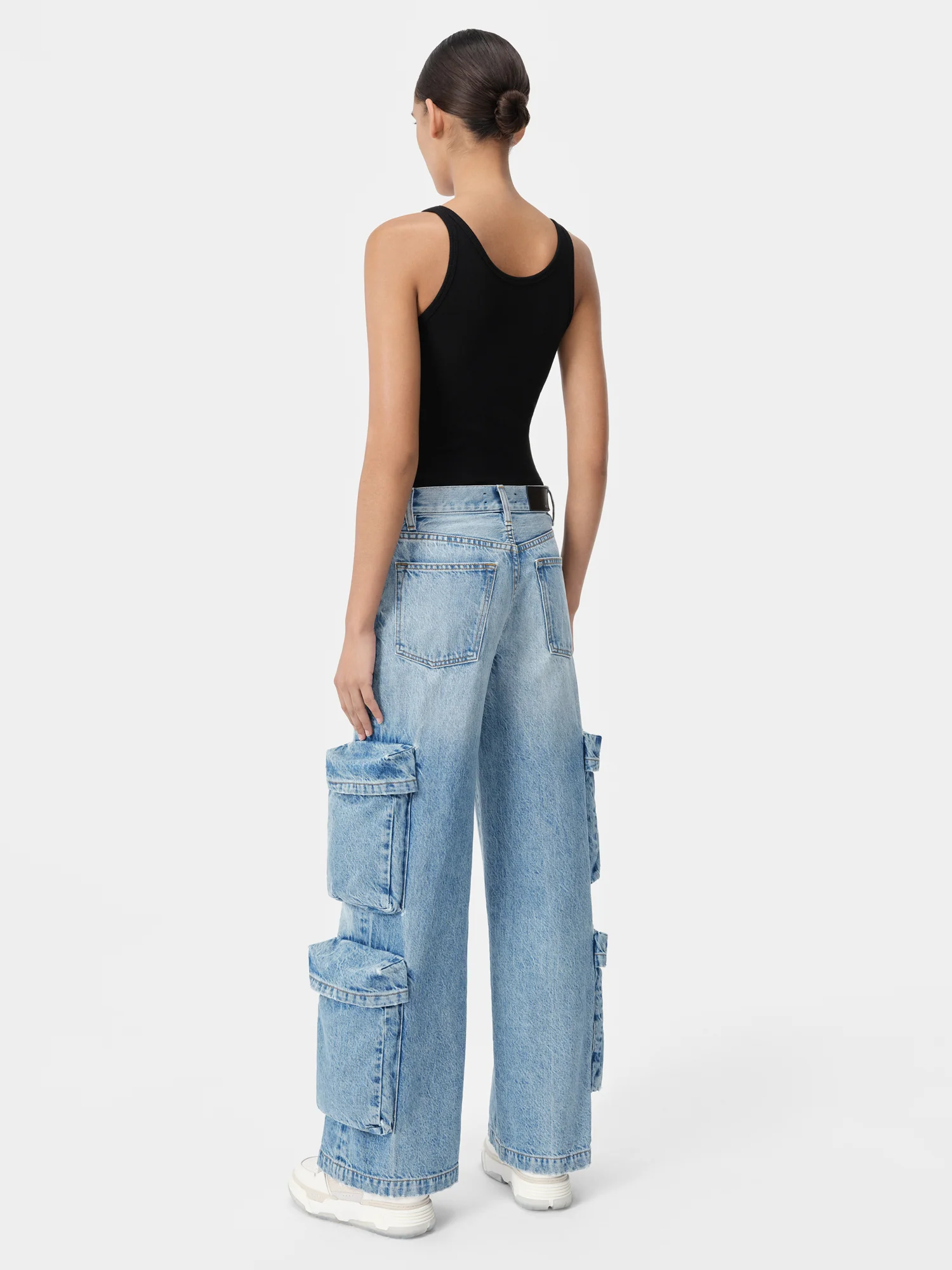 WOMEN - WOMEN'S BAGGY CARGO JEAN - ANTIQUE INDIGO