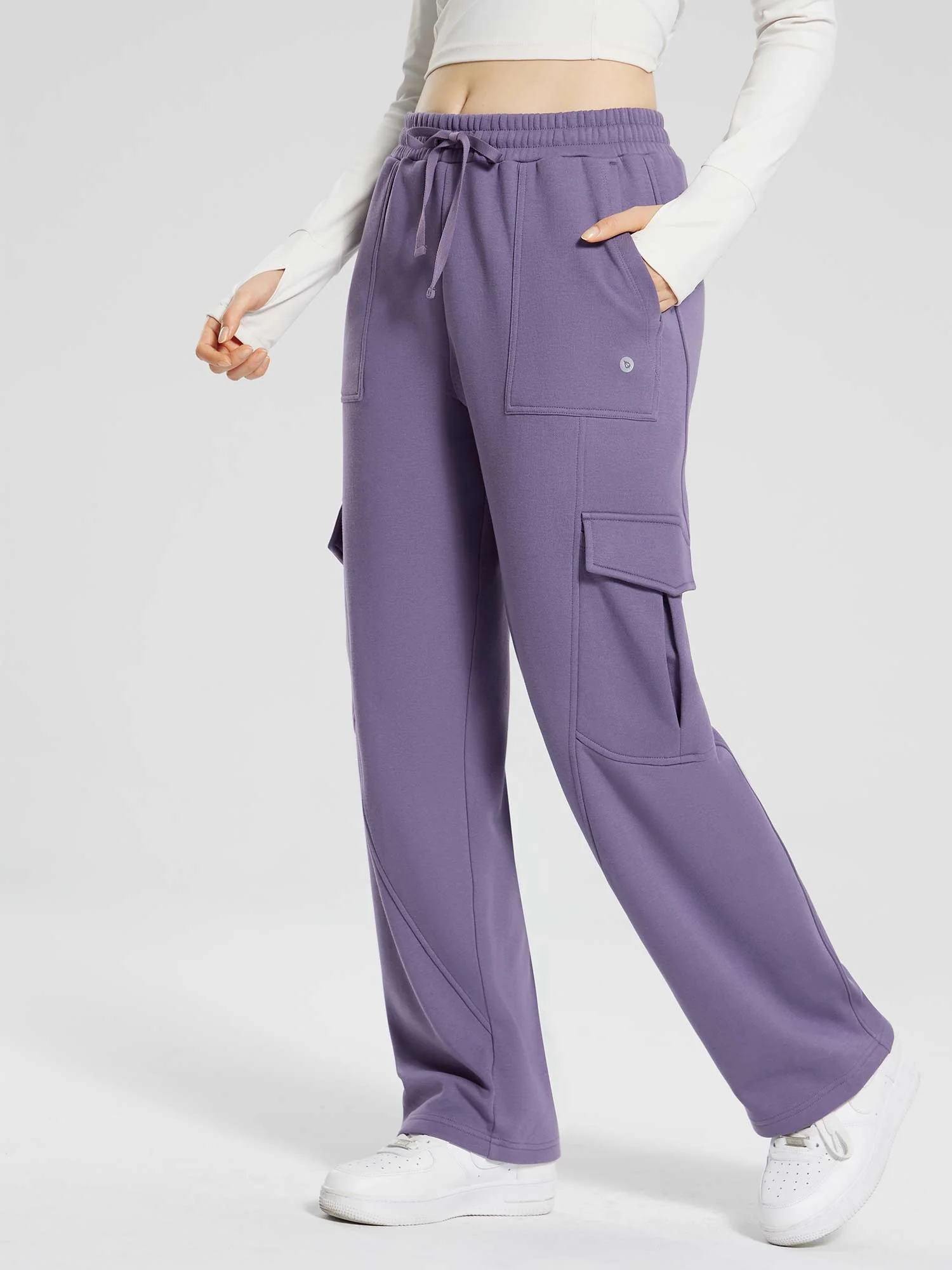 Evergreen Fleece Multi-Pocket Cargo Pants