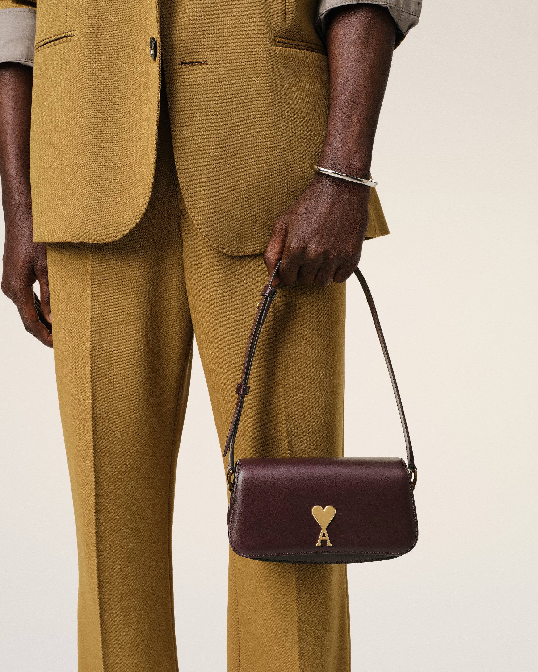 Burgundy Leather Shoulder Bag Paris Paris Bag