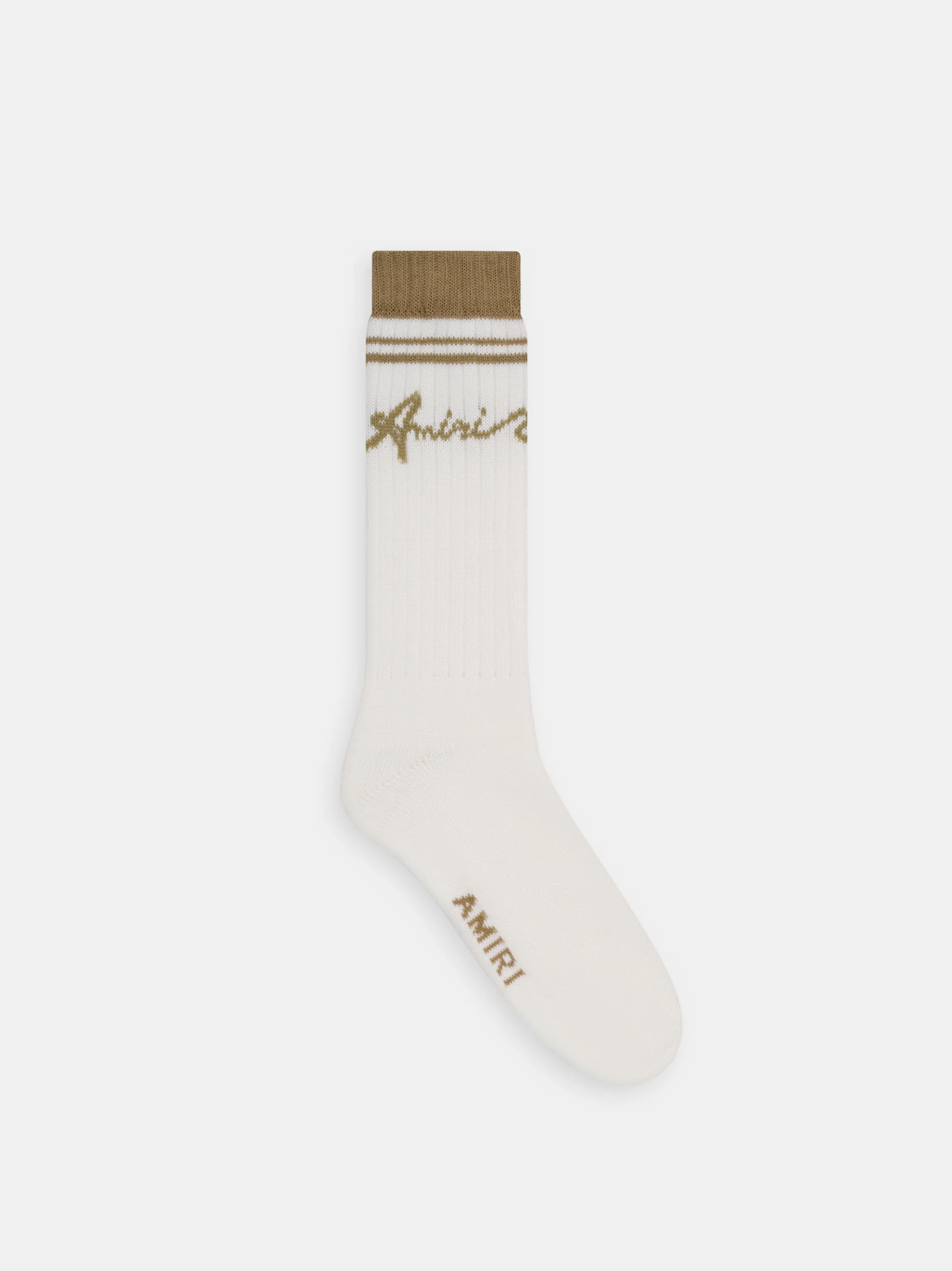 AMIRI WAVE SOCKS - Toasted Coconut