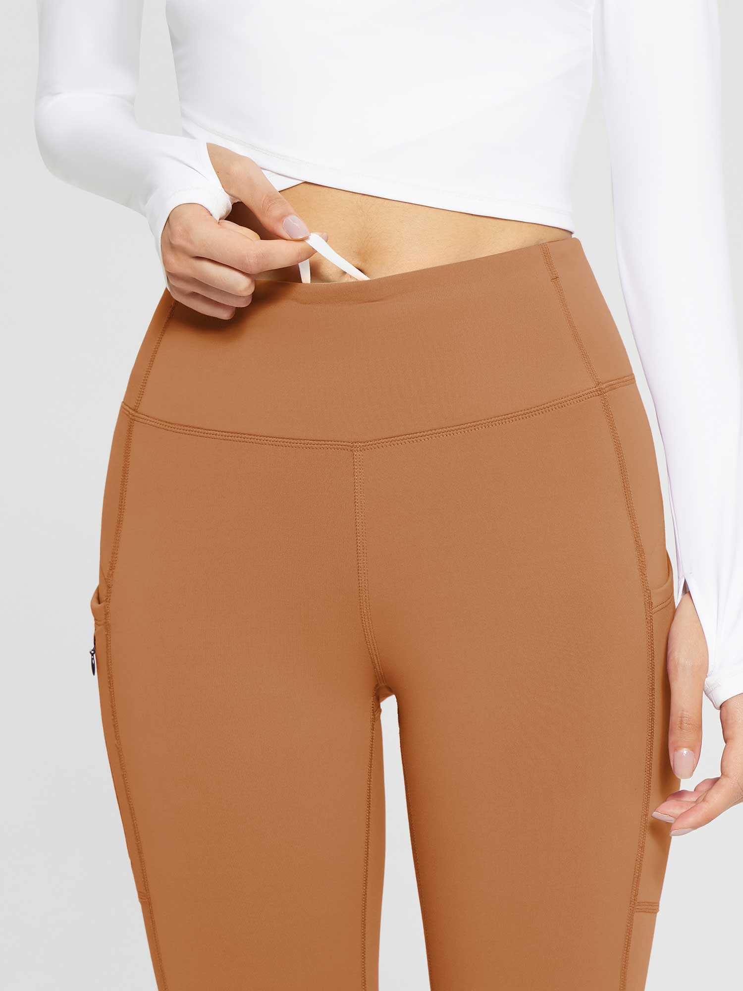 Laureate Fleece-Lined High Rise Pocket Leggings