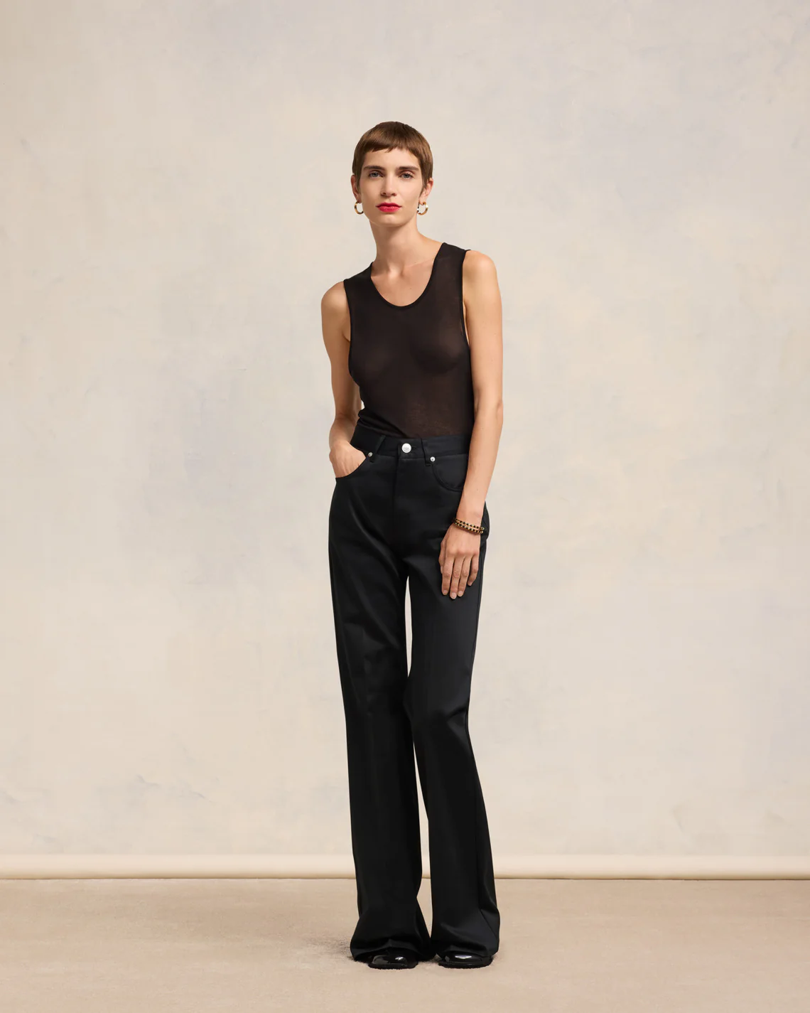 Flare Fit Trousers