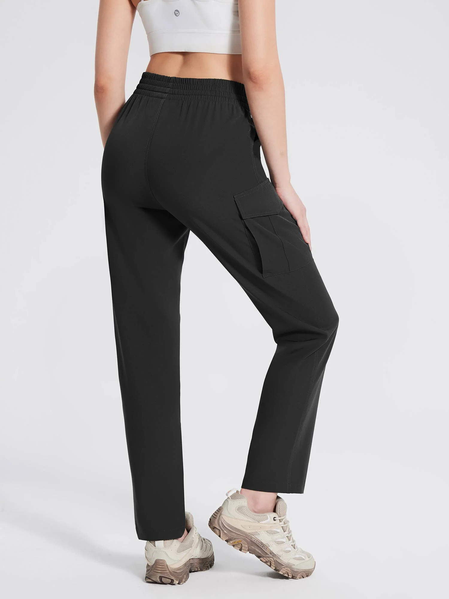 Laureate Utility Big Pocket Straight-Leg Pants