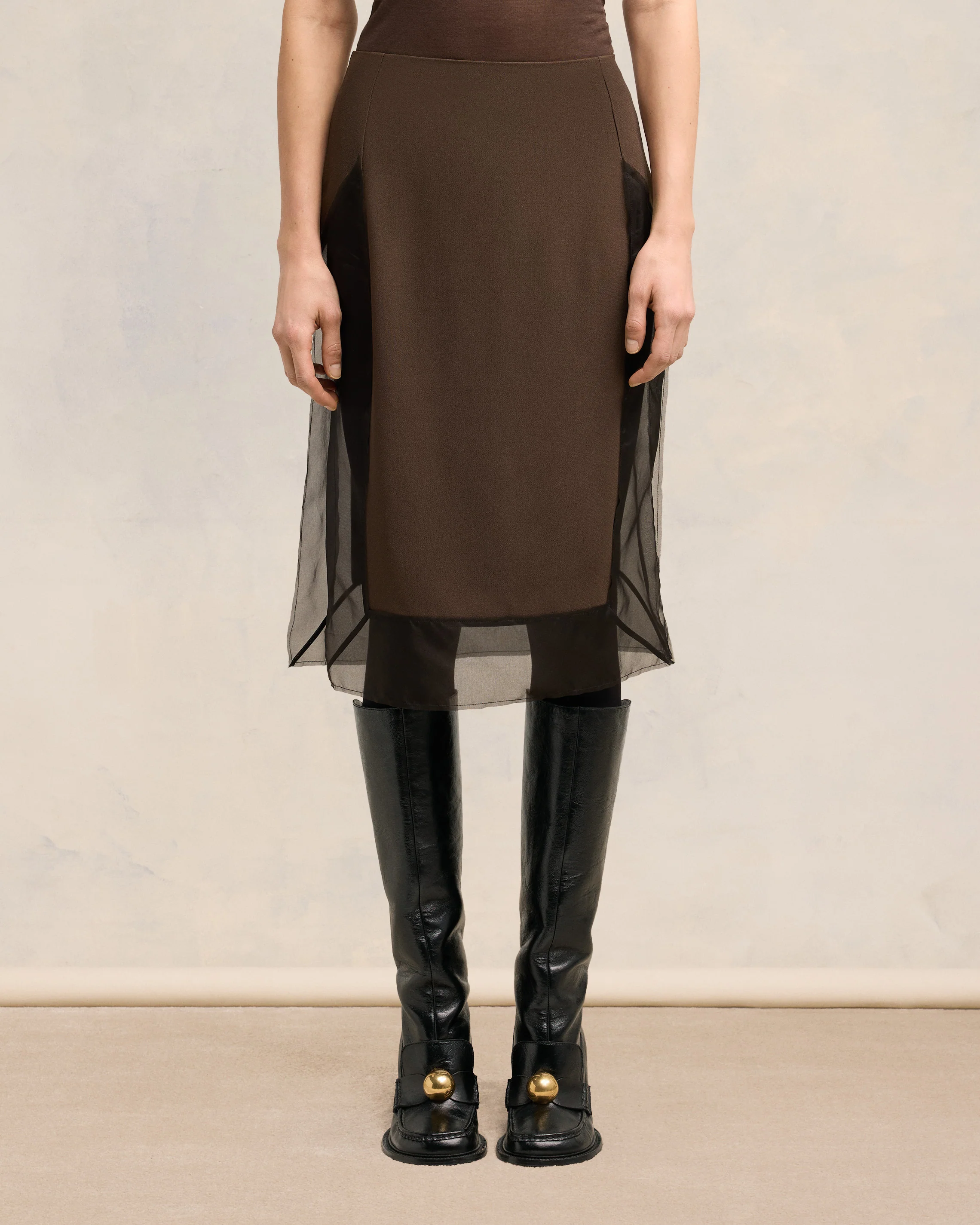 Anatomical Toe Knee High Boots With Heel