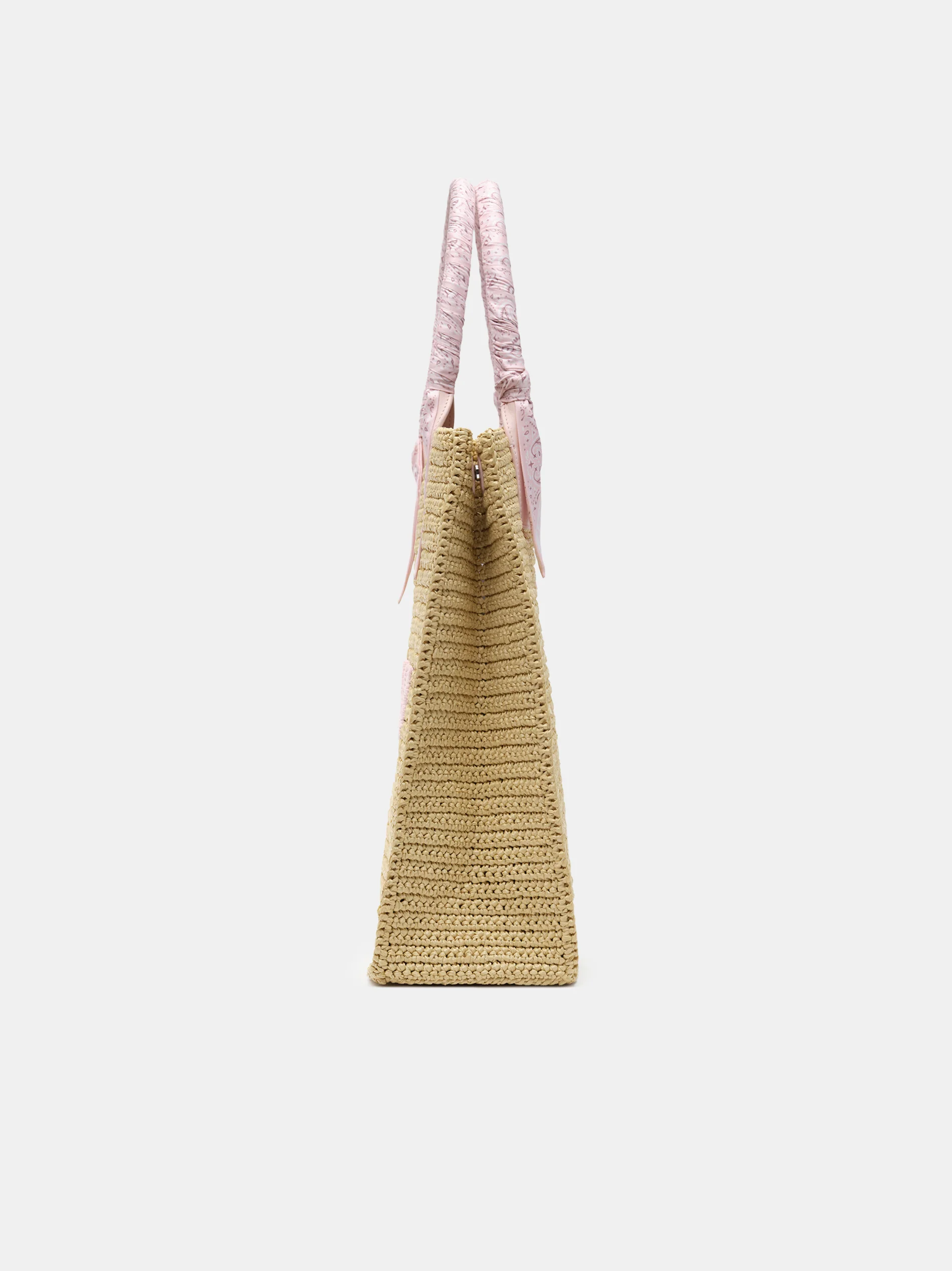 AMIRI RAFFIA TOTE - Pink