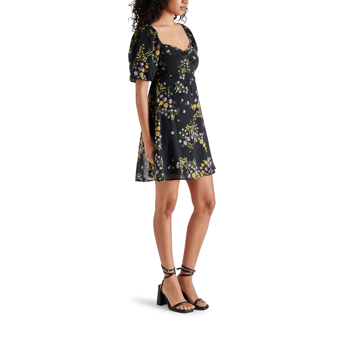 VIOLETA DRESS BLACK MULTI